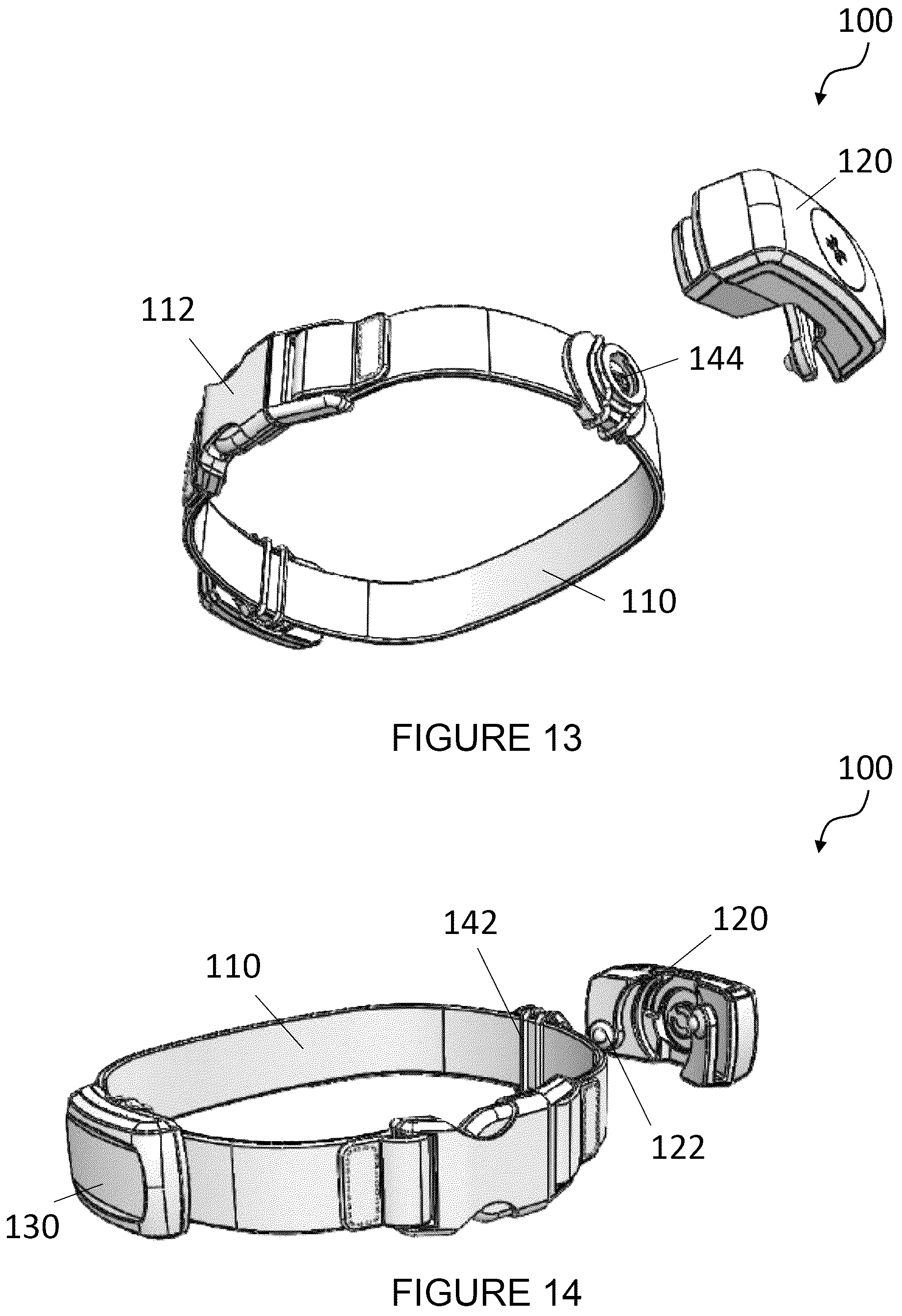Patent US12167716 Figure 7 – Animal collar assembly