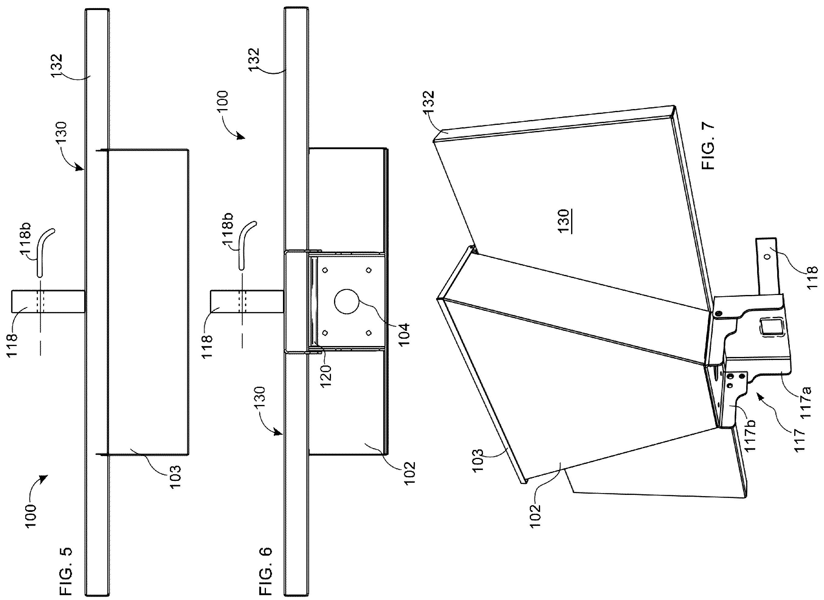 Patent US12167719 Figure 3 – Feed spreader including pivotable cargo transport apparatus