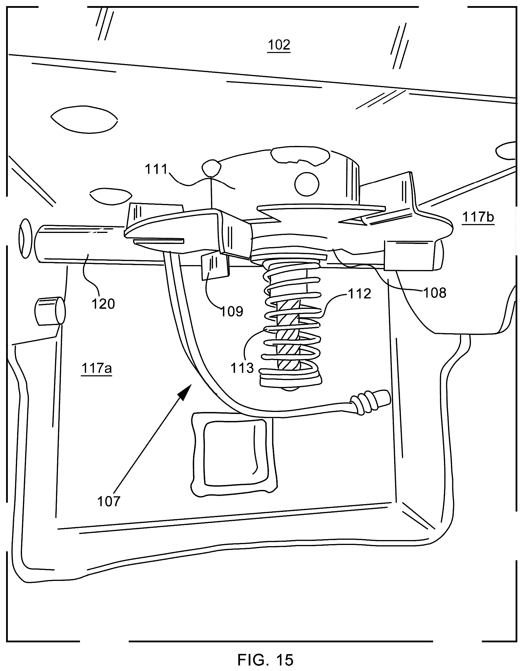 Patent US12167719 Figure 9 – Feed spreader including pivotable cargo transport apparatus