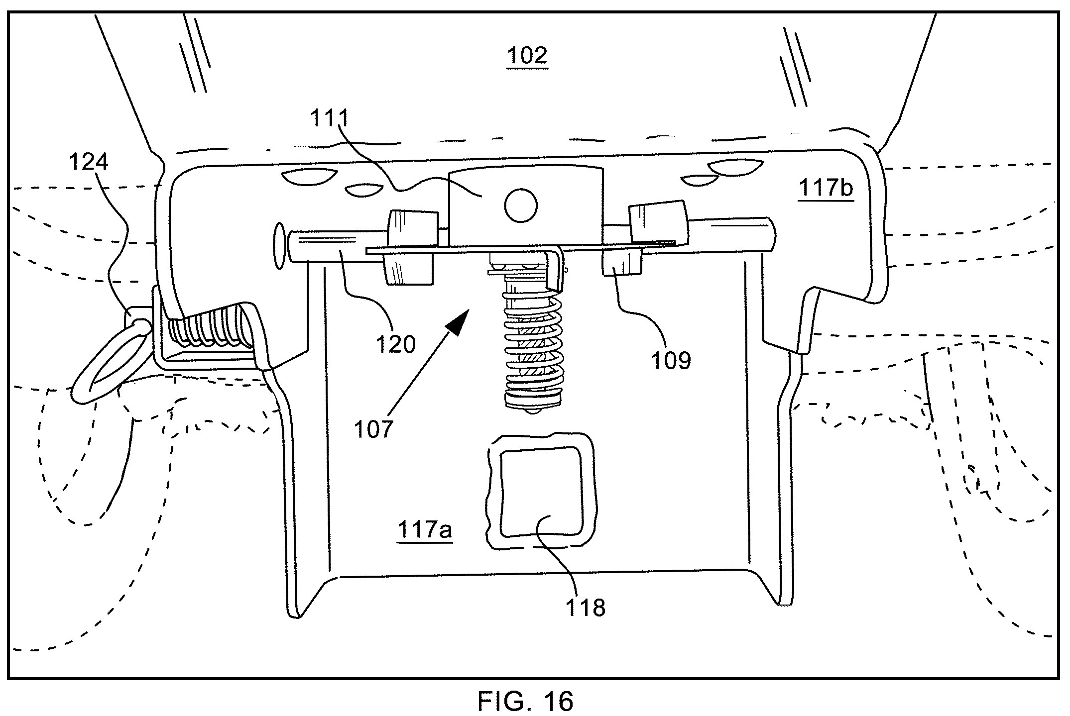Patent US12167719 Figure 10 – Feed spreader including pivotable cargo transport apparatus