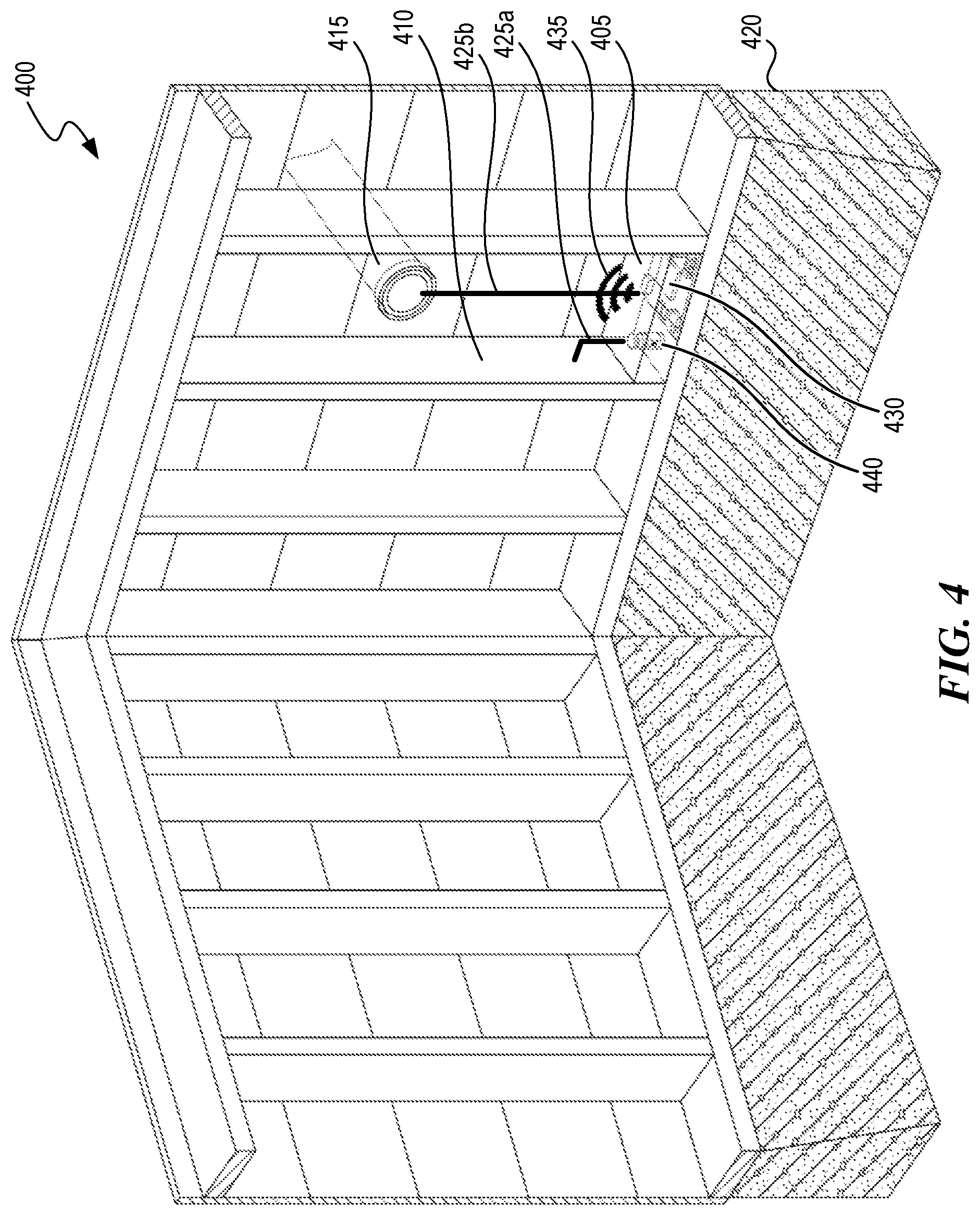 Patent US12167726 Figure 4 – Termite detection and mitigation system