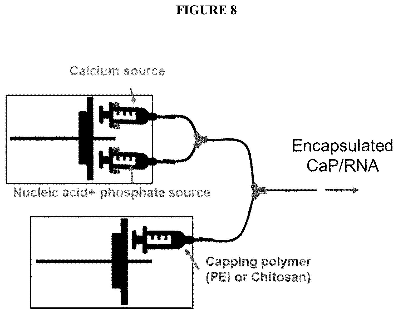Patent US12167732 Figure 8 – Alkali-resistant calcium phosphate/nucleic acids hybrid carrier for pest control and method to produce the particles
