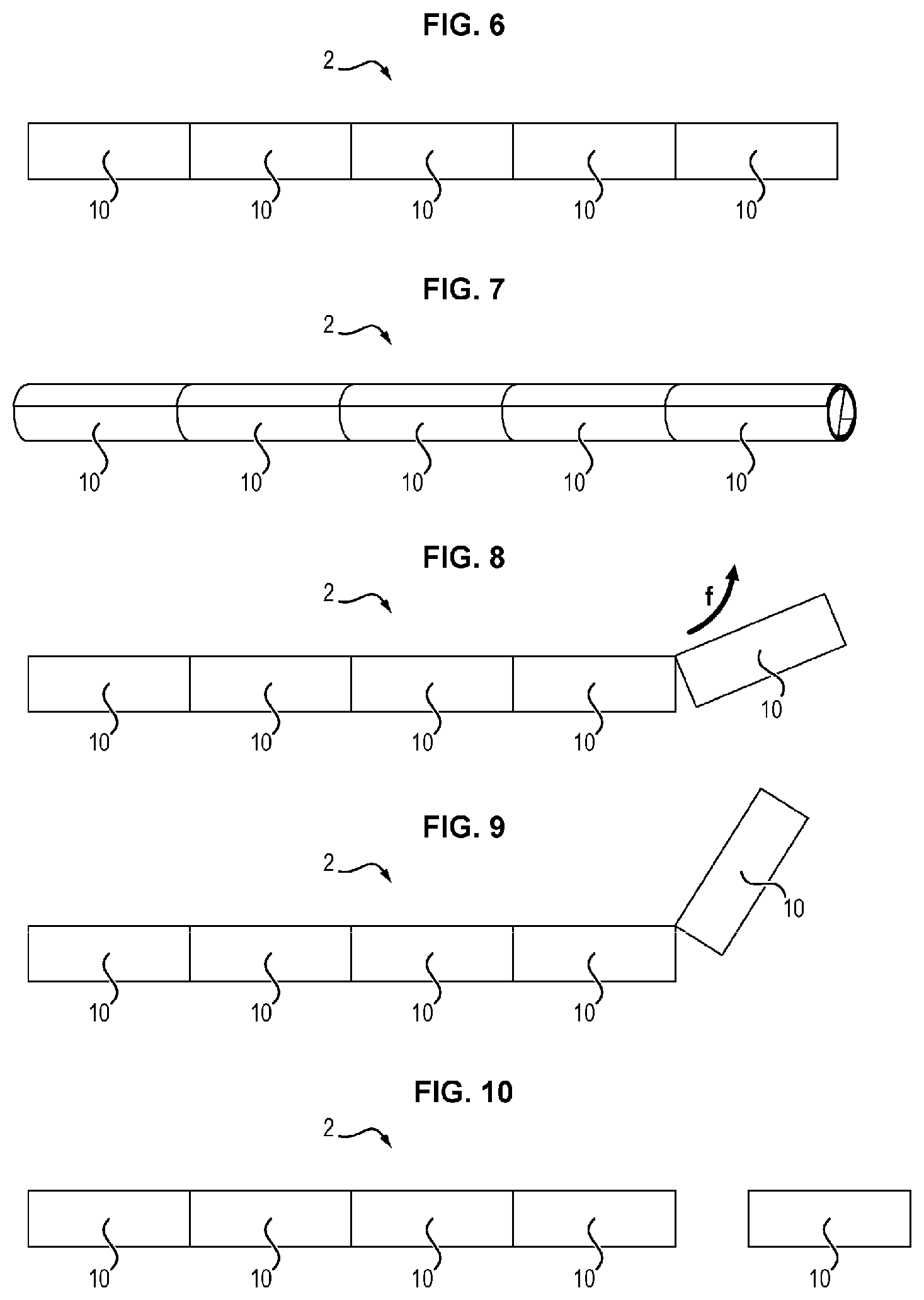 Patent US12167746 Figure 2 – Set of stick-shaped filters made of cardboard, preform for the manufacture thereof and packaging thereof