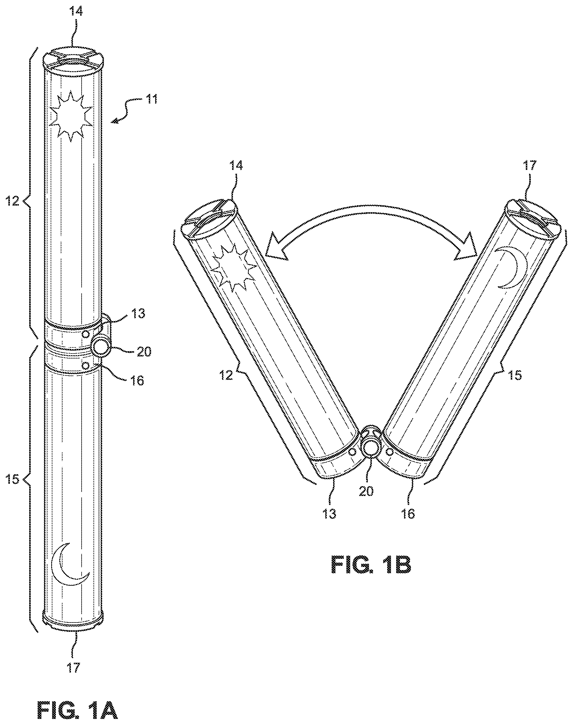 Patent US12167752 Figure 1 – Dual vaporizer battery device