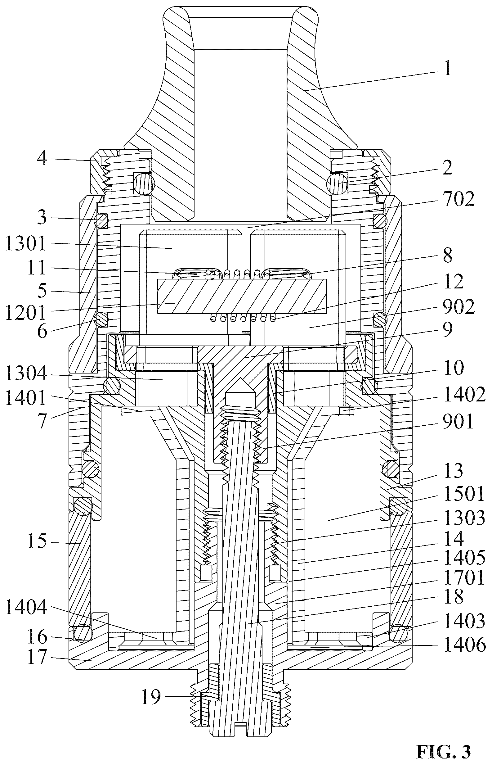 Patent US12167754 Figure 3 – Atomizer and electronic cigarette comprising the same