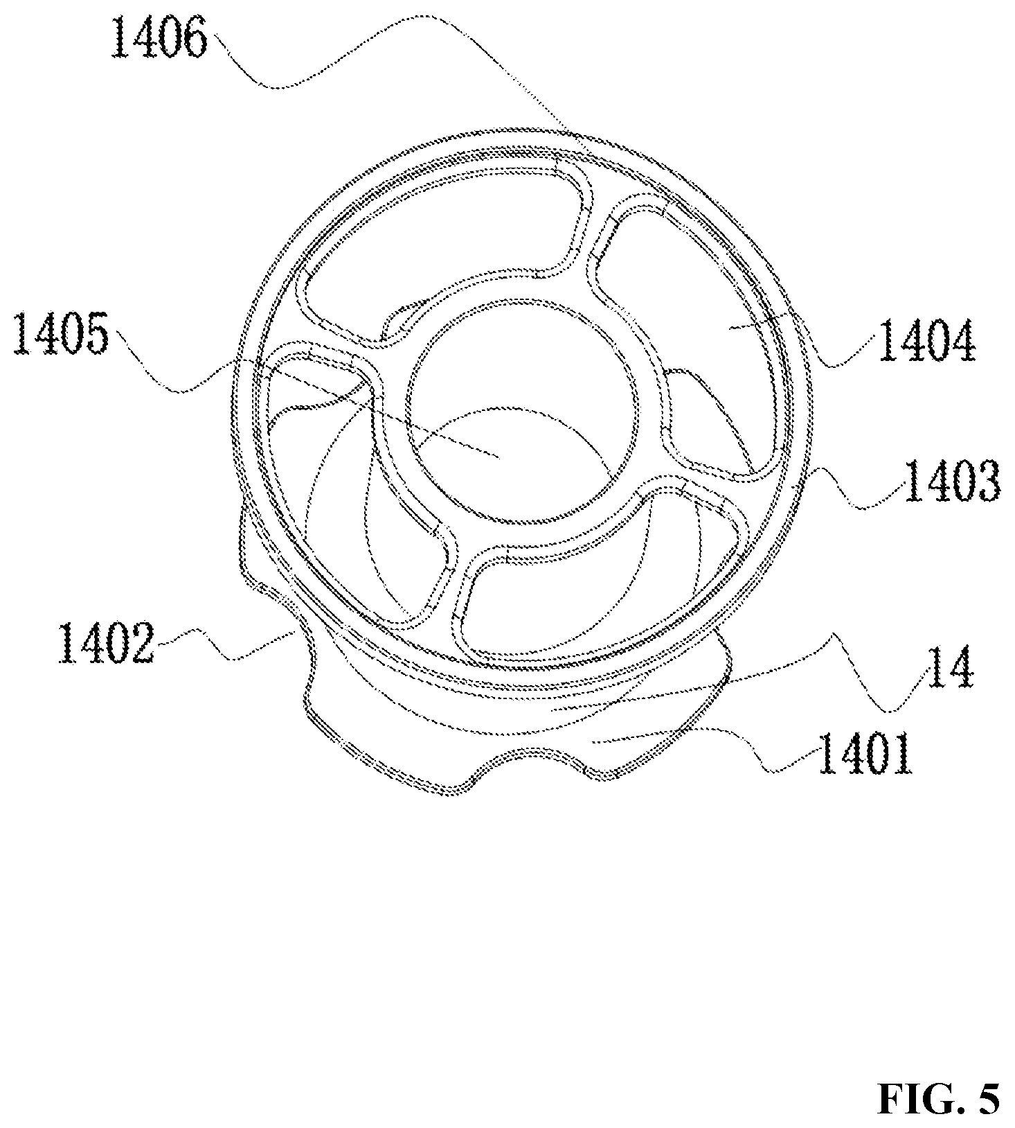 Patent US12167754 Figure 5 – Atomizer and electronic cigarette comprising the same