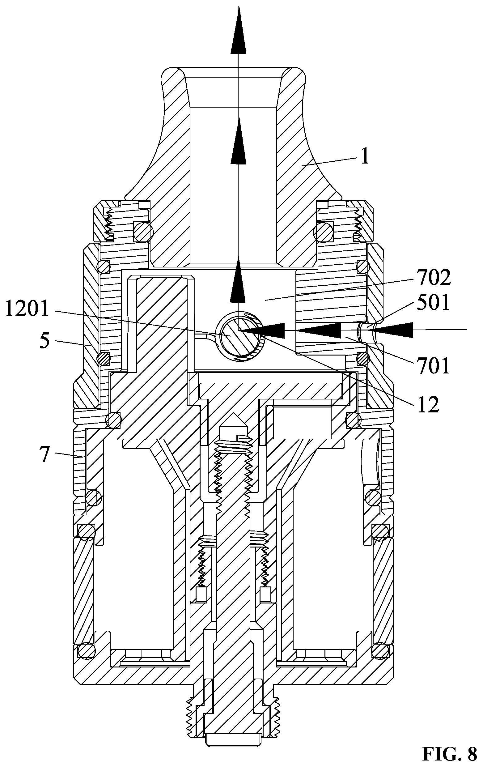 Patent US12167754 Figure 8 – Atomizer and electronic cigarette comprising the same