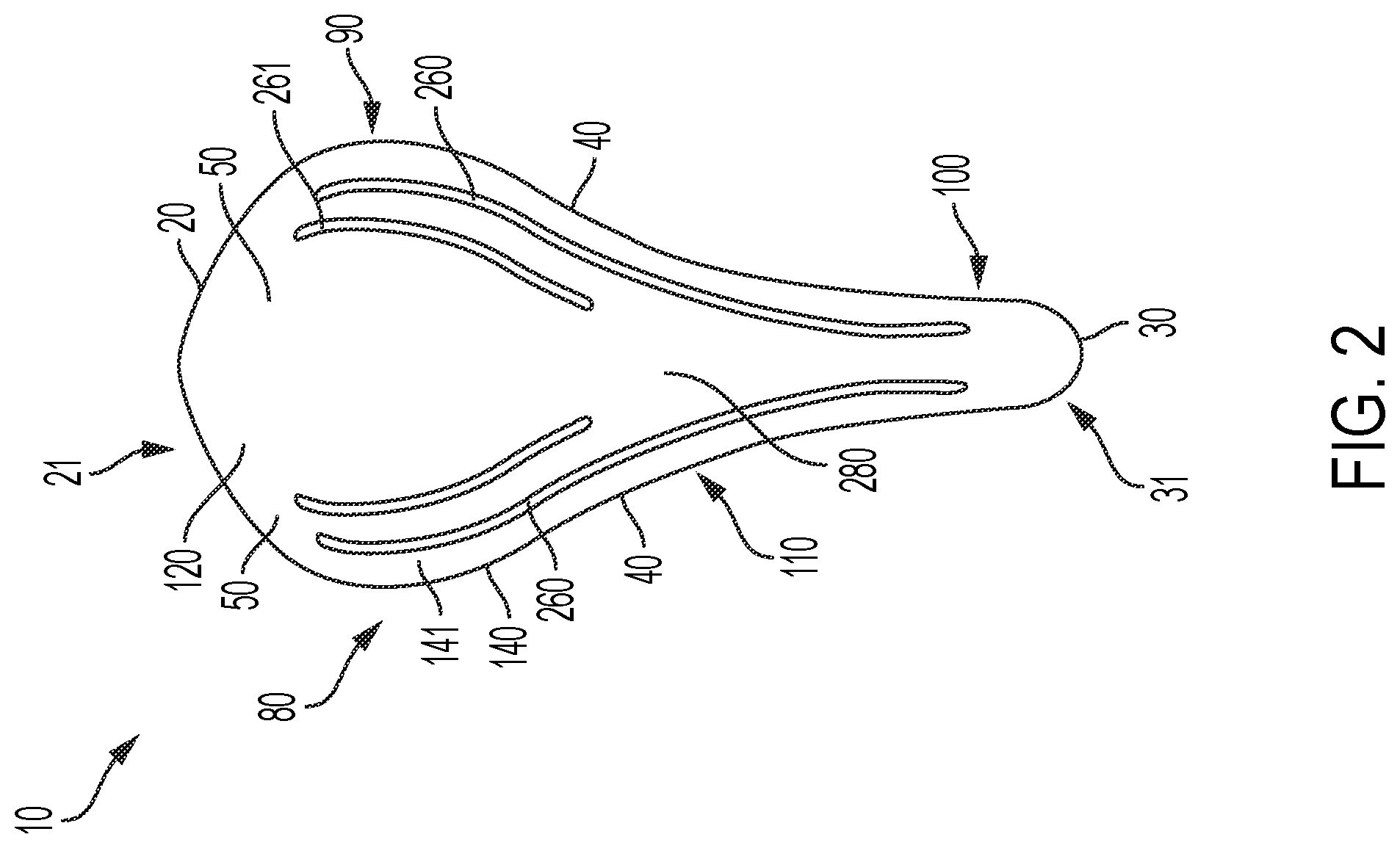 Patent US12167760 Figure 2 – Body contour concealer device