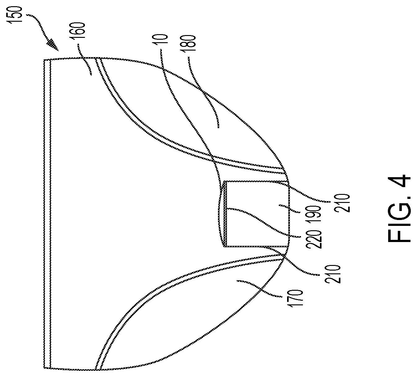 Patent US12167760 Figure 4 – Body contour concealer device