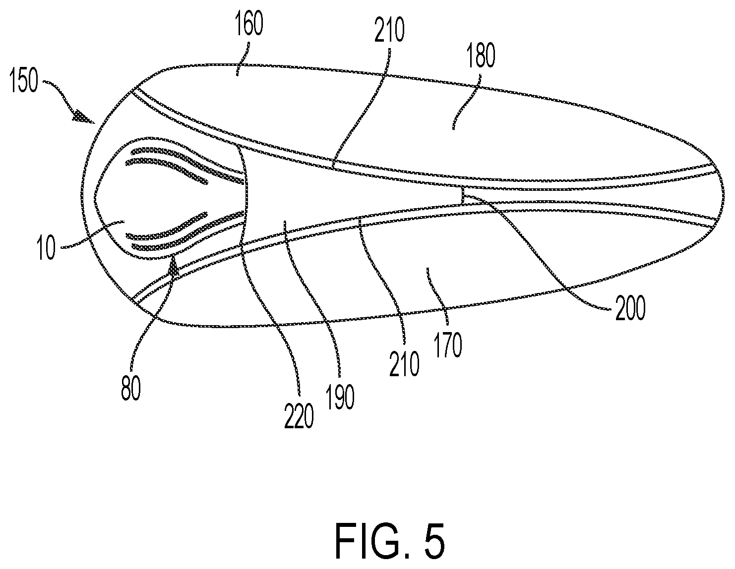 Patent US12167760 Figure 5 – Body contour concealer device