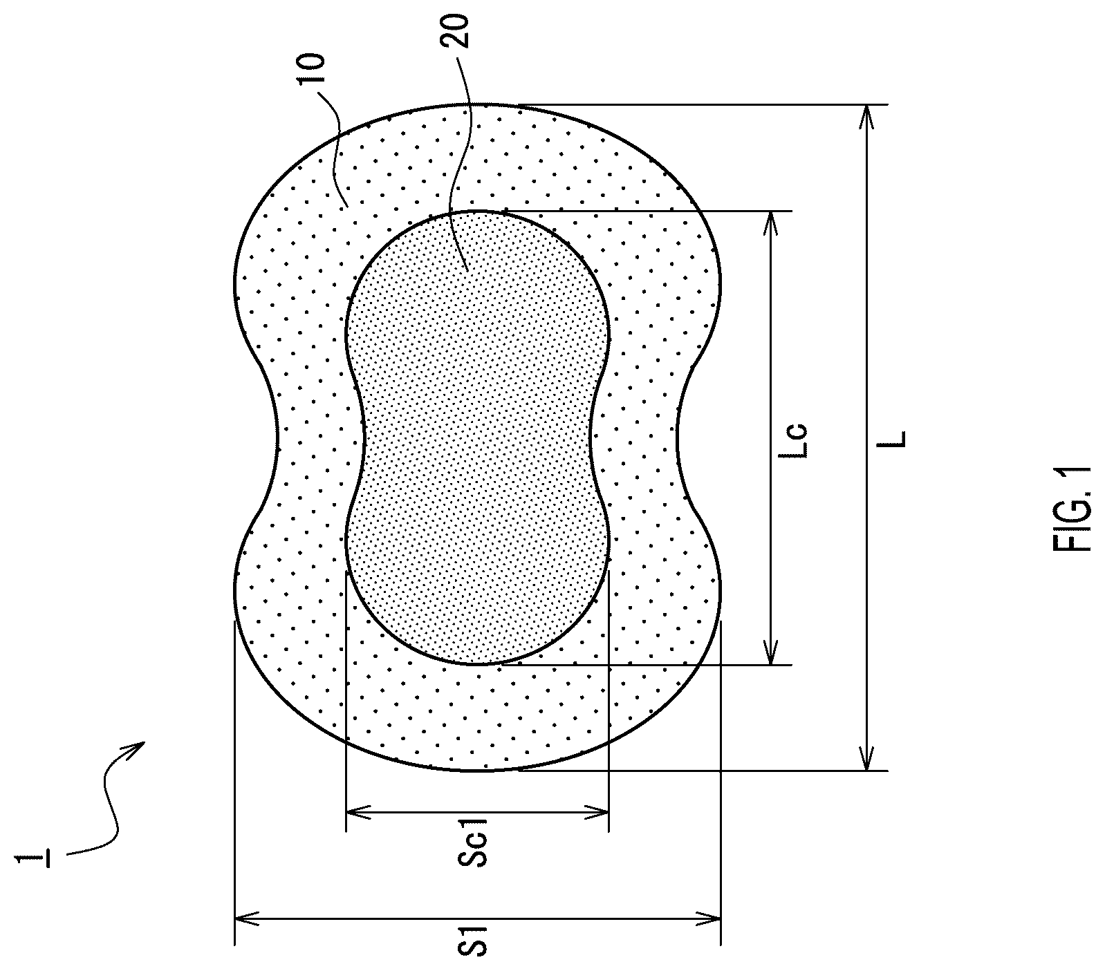 Patent US12167762 Figure 1 – Core-sheath composite fiber for artificial hair, headdress product including same, and production method therefor