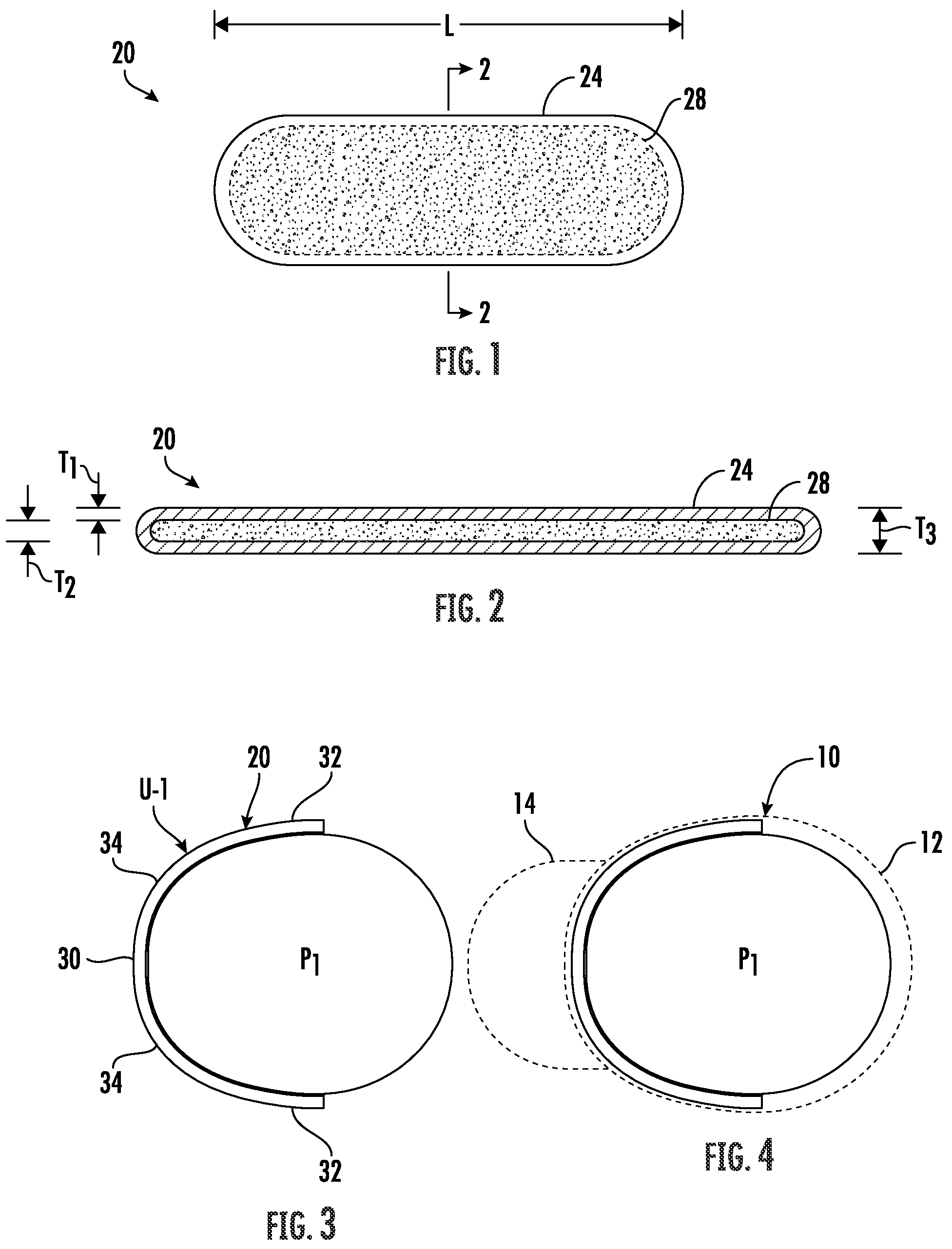Patent US12167764 Figure 1 – Protective liner for headwear
