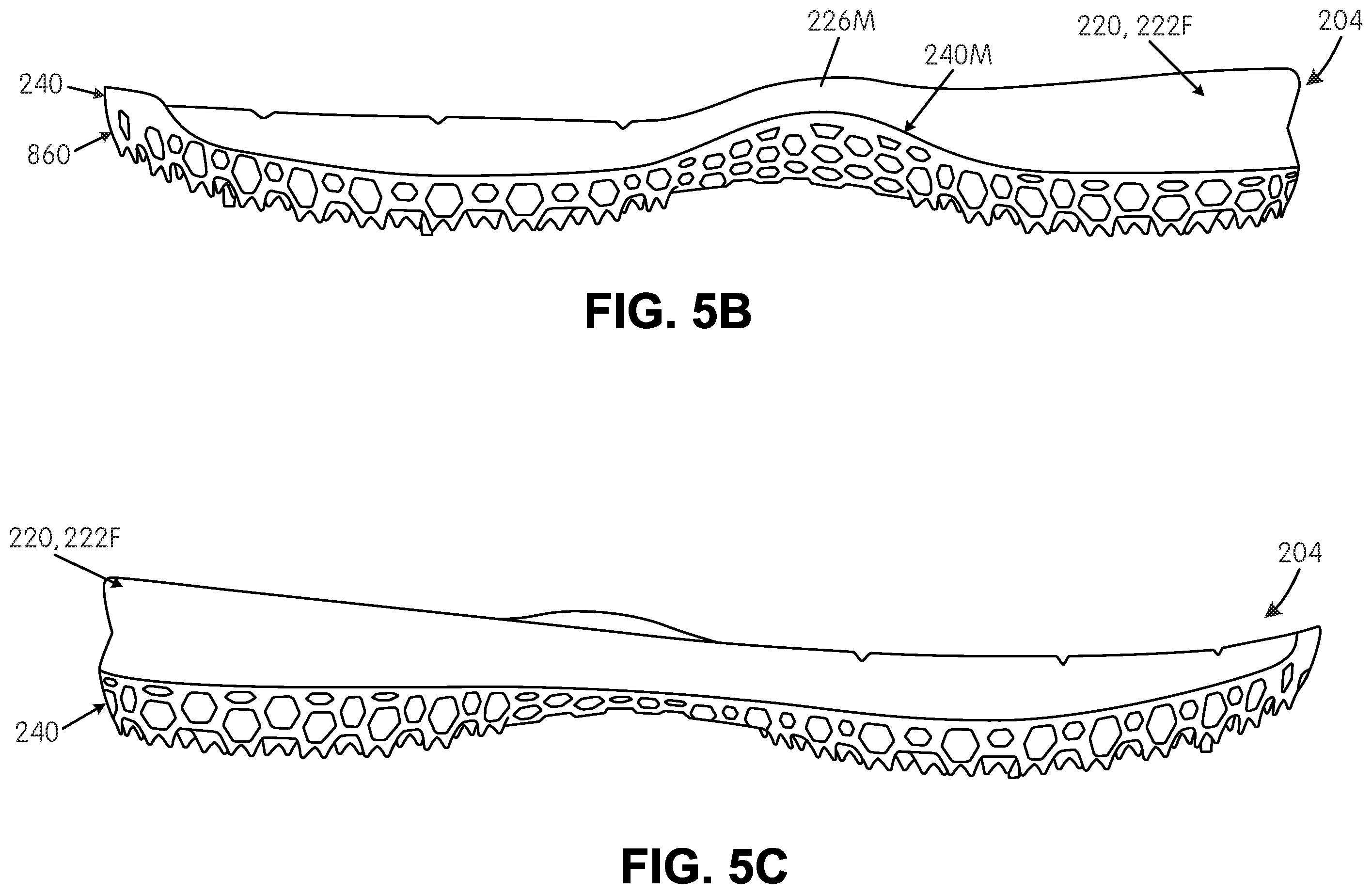 Patent US12167766 Figure 14 – Ground-engaging structures for articles of footwear