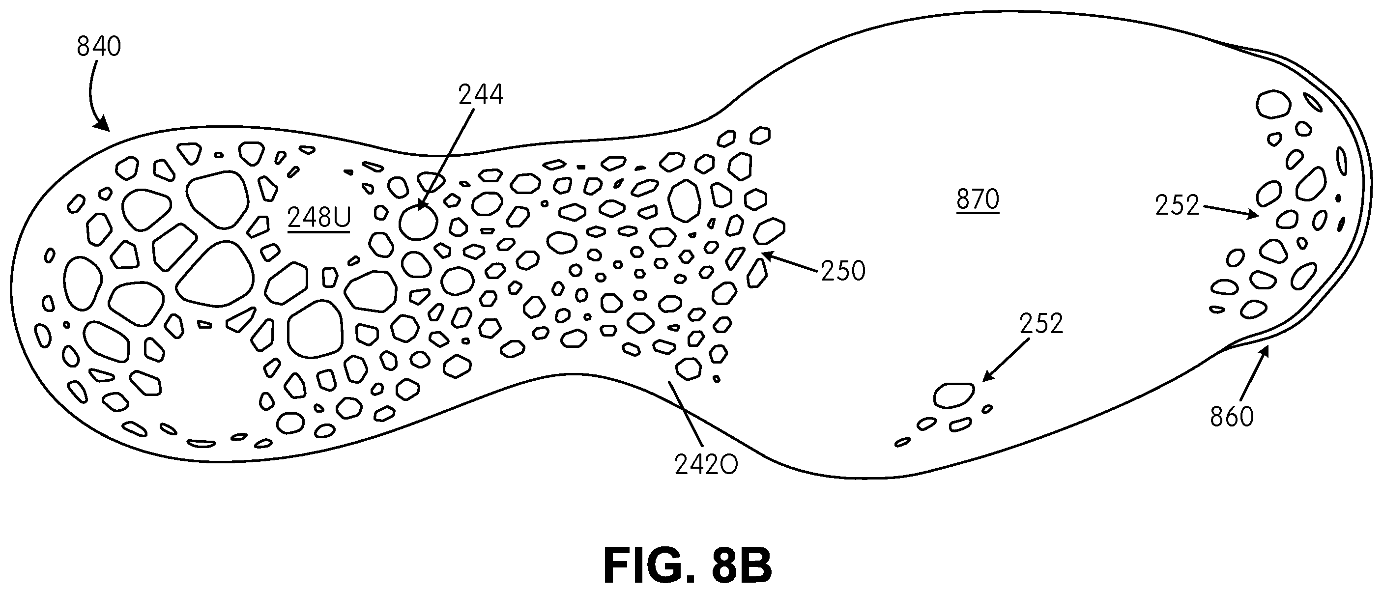 Patent US12167766 Figure 18 – Ground-engaging structures for articles of footwear