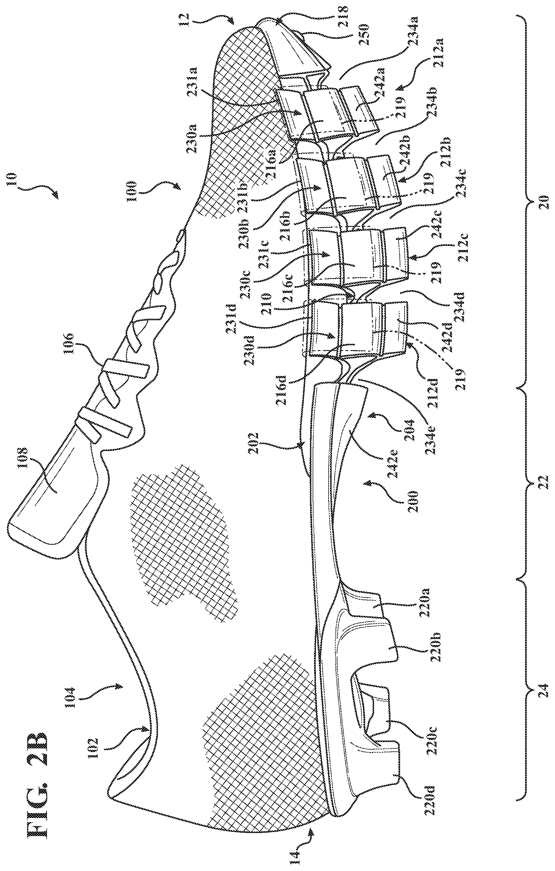 Patent US12167767 Figure 3 – Sole structure for article of footwear