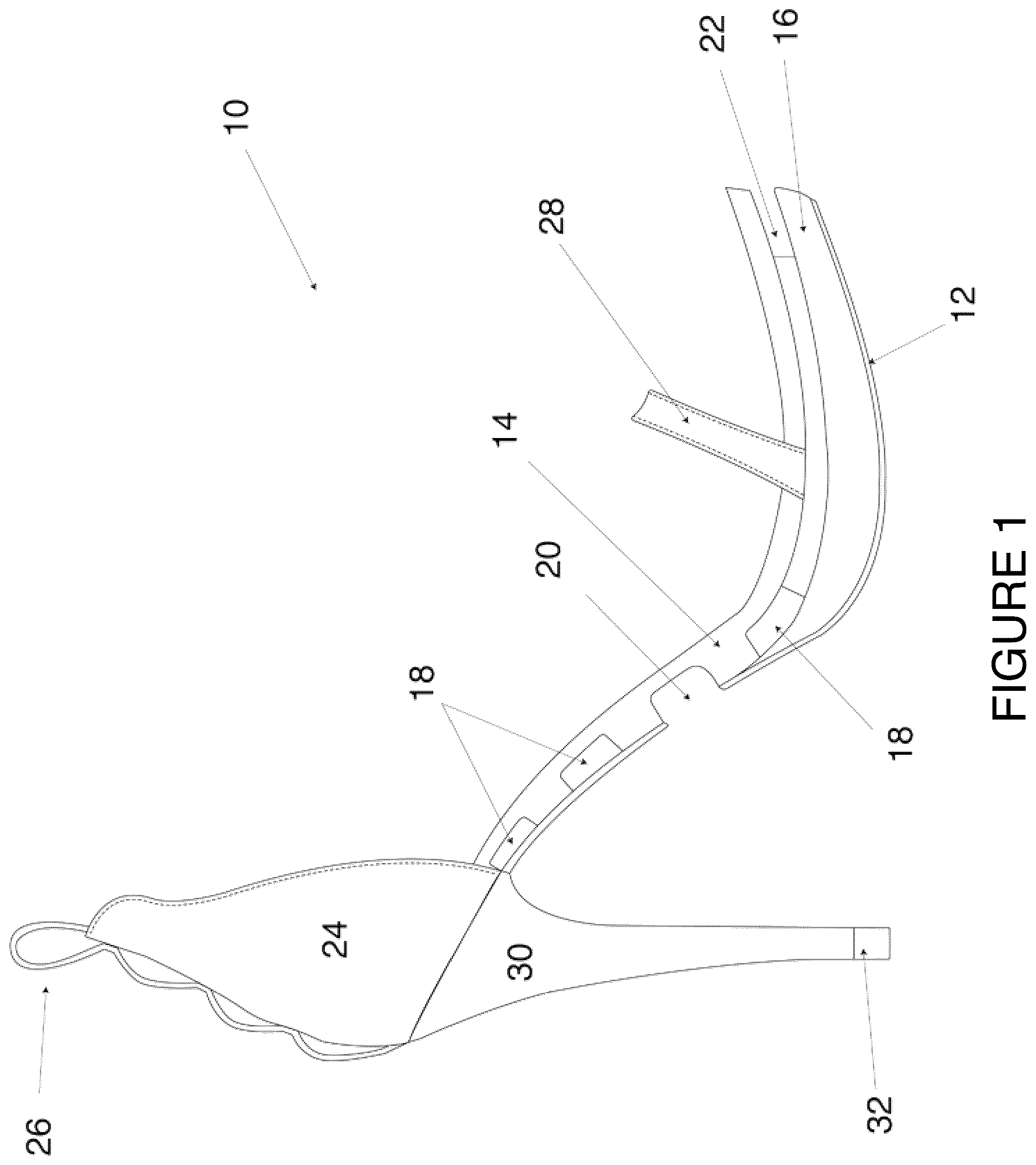 Patent US12167768 Figure 1 – System of modular footwear