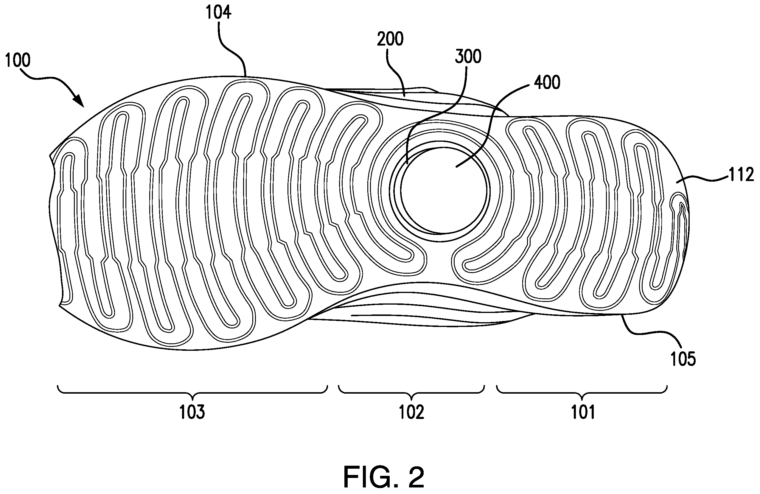 Patent US12167770 Figure 2 – Vacuum pump assembly for article of footwear