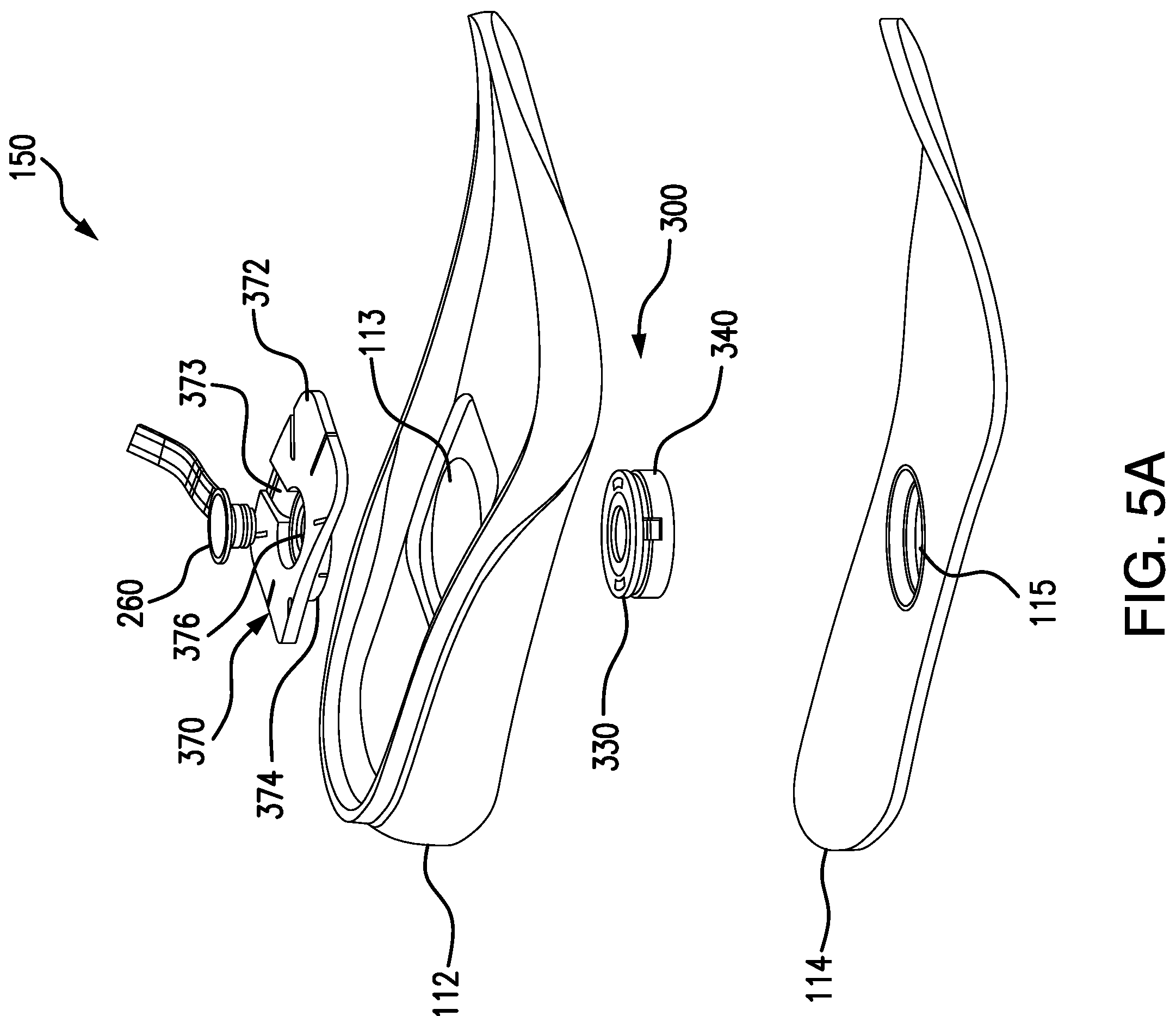 Patent US12167770 Figure 5 – Vacuum pump assembly for article of footwear