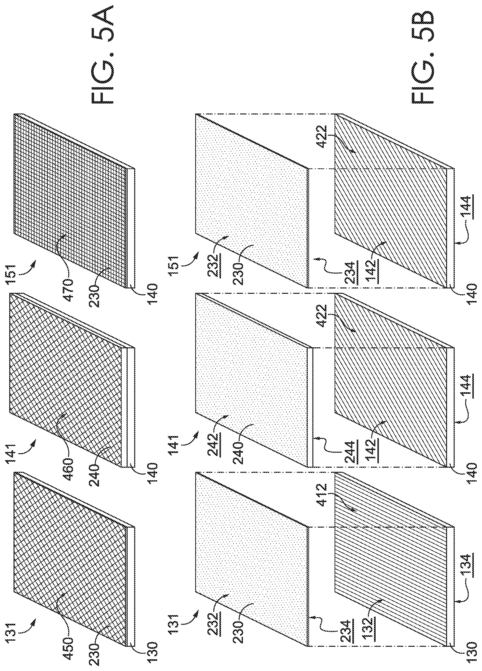 Patent US12167771 Figure 5 – Footwear article having repurposed material with concealing layer