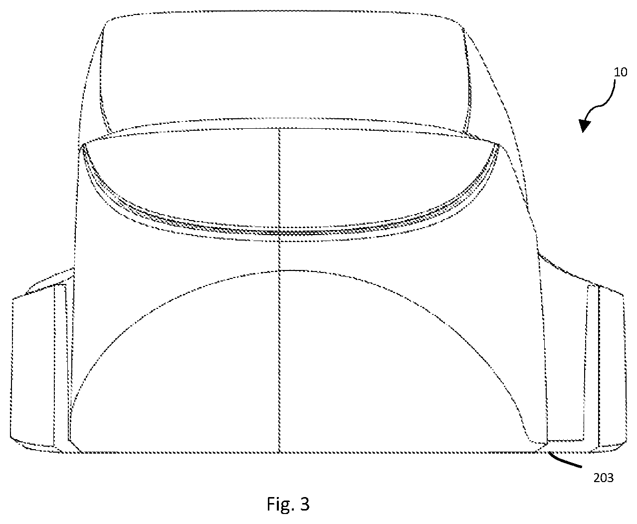 Patent US12167772 Figure 3 – Ventilated shoesole
