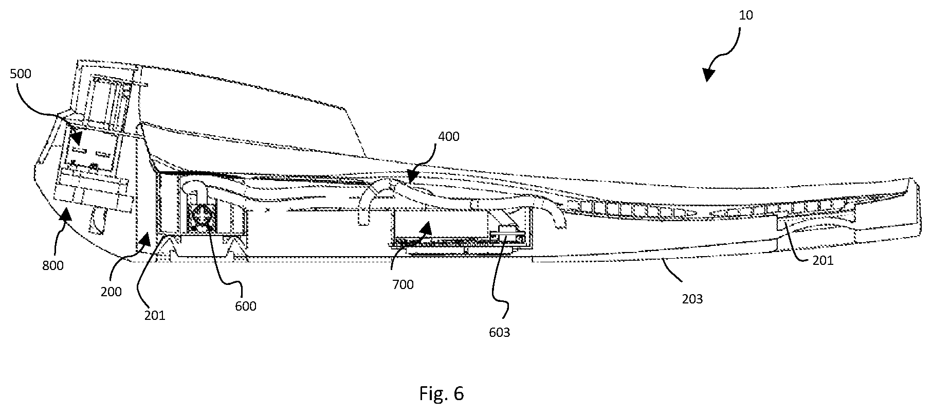 Patent US12167772 Figure 6 – Ventilated shoesole