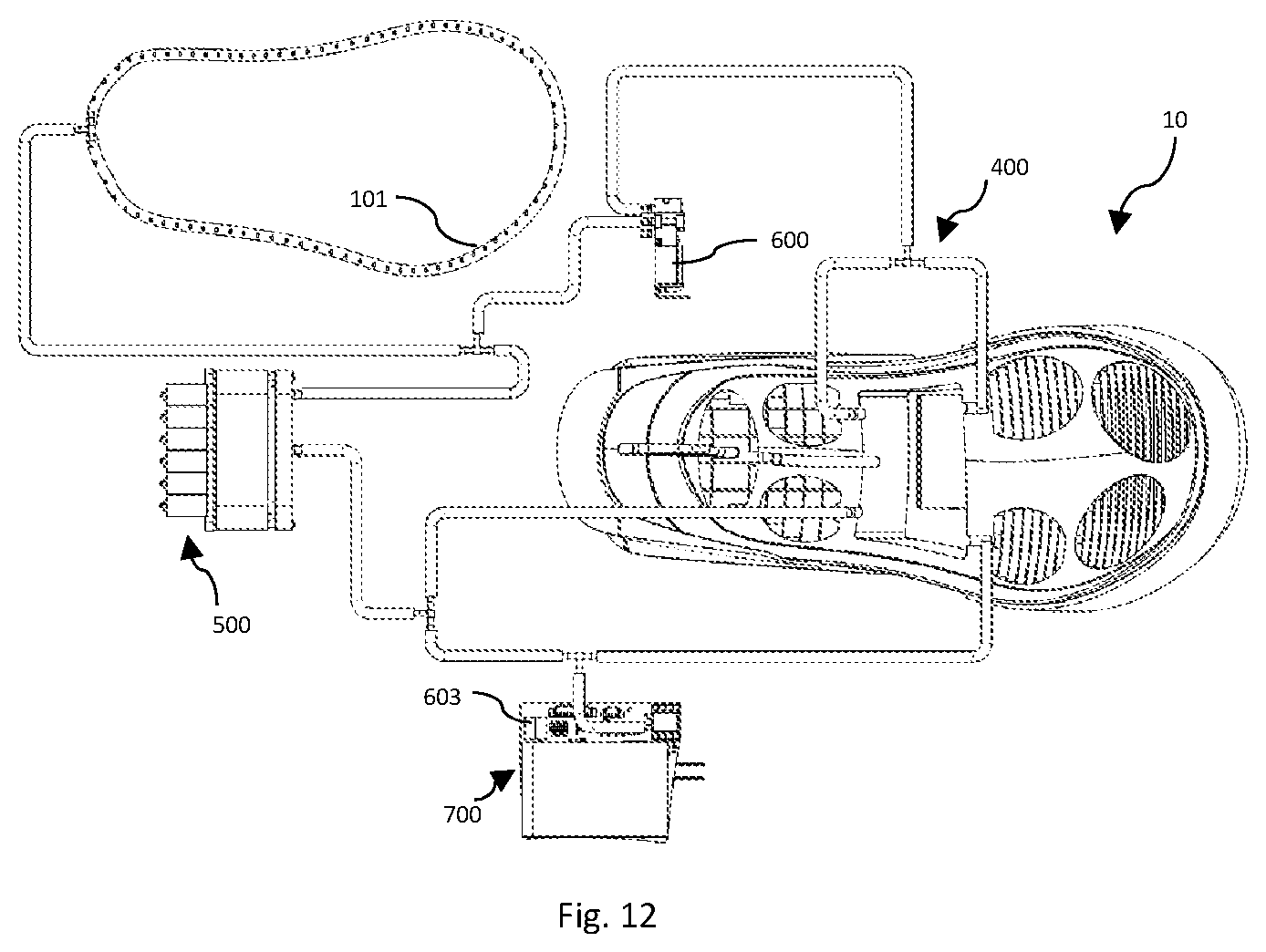 Patent US12167772 Figure 12 – Ventilated shoesole