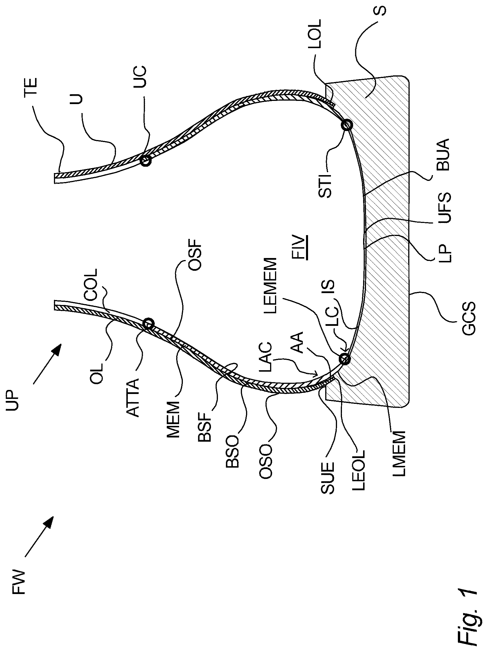 Patent US12167773 Figure 1 – Breathable and waterproof footwear
