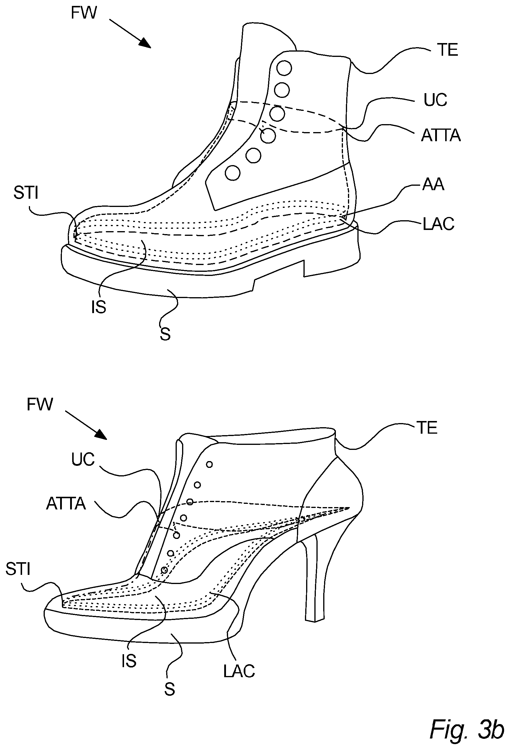 Patent US12167773 Figure 4 – Breathable and waterproof footwear