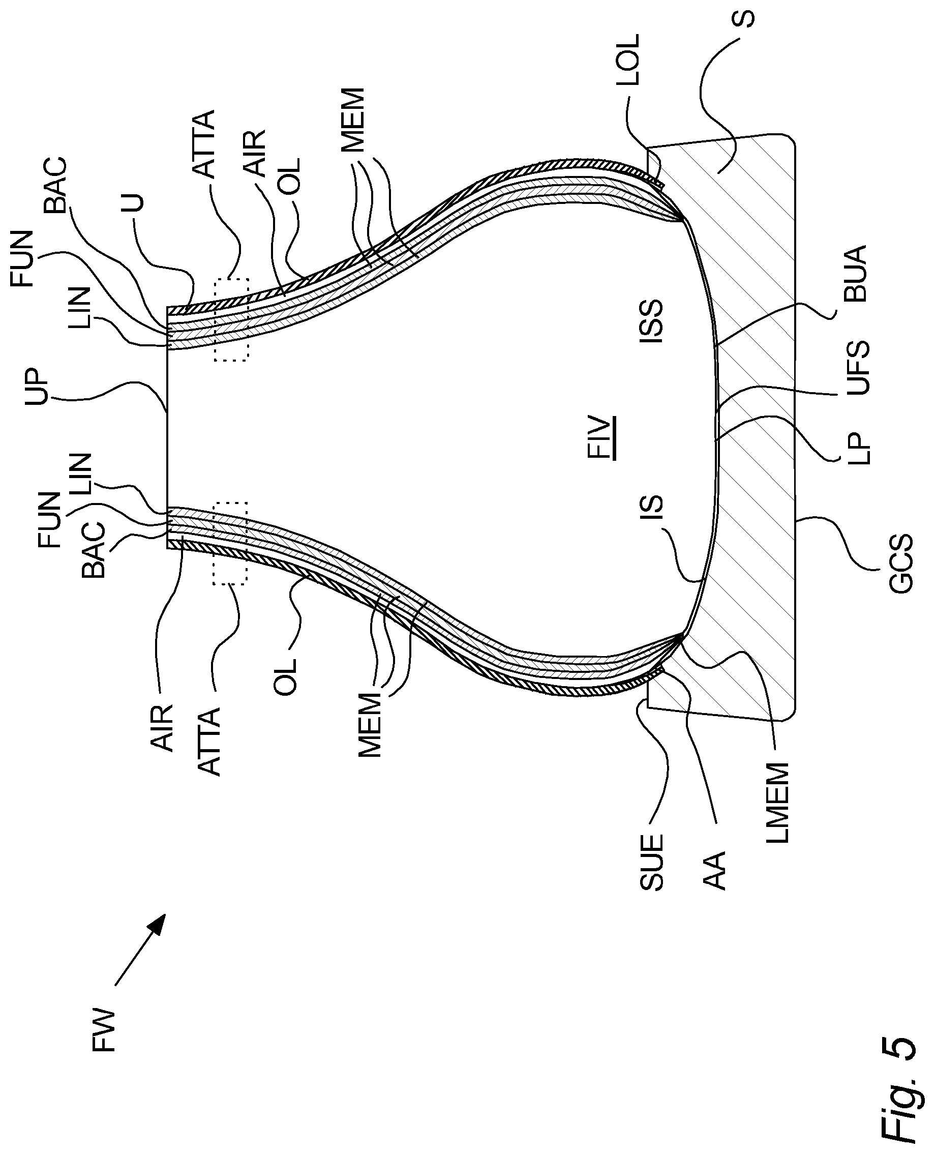 Patent US12167773 Figure 6 – Breathable and waterproof footwear