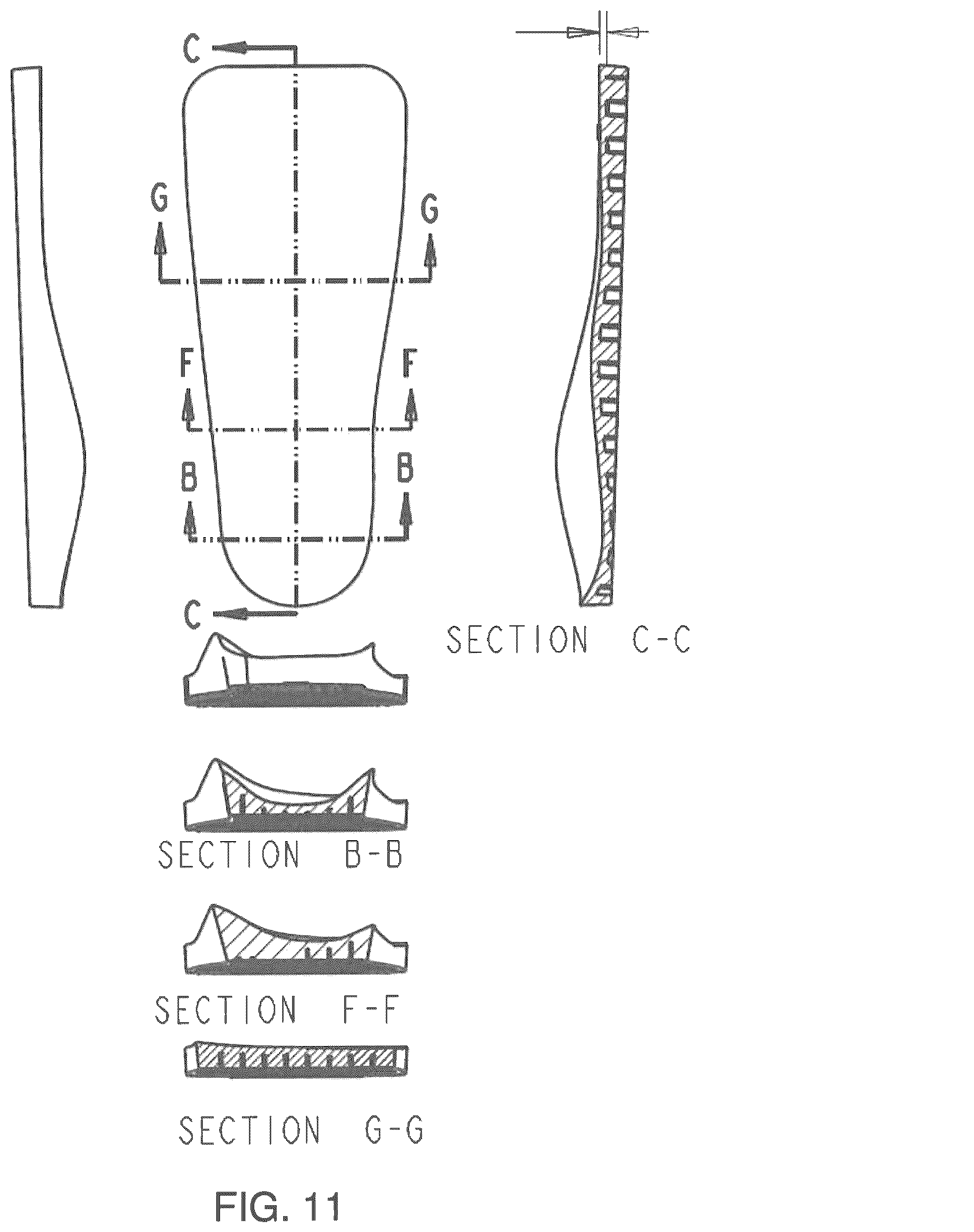 Patent US12167774 Figure 11 – Contoured peg insole