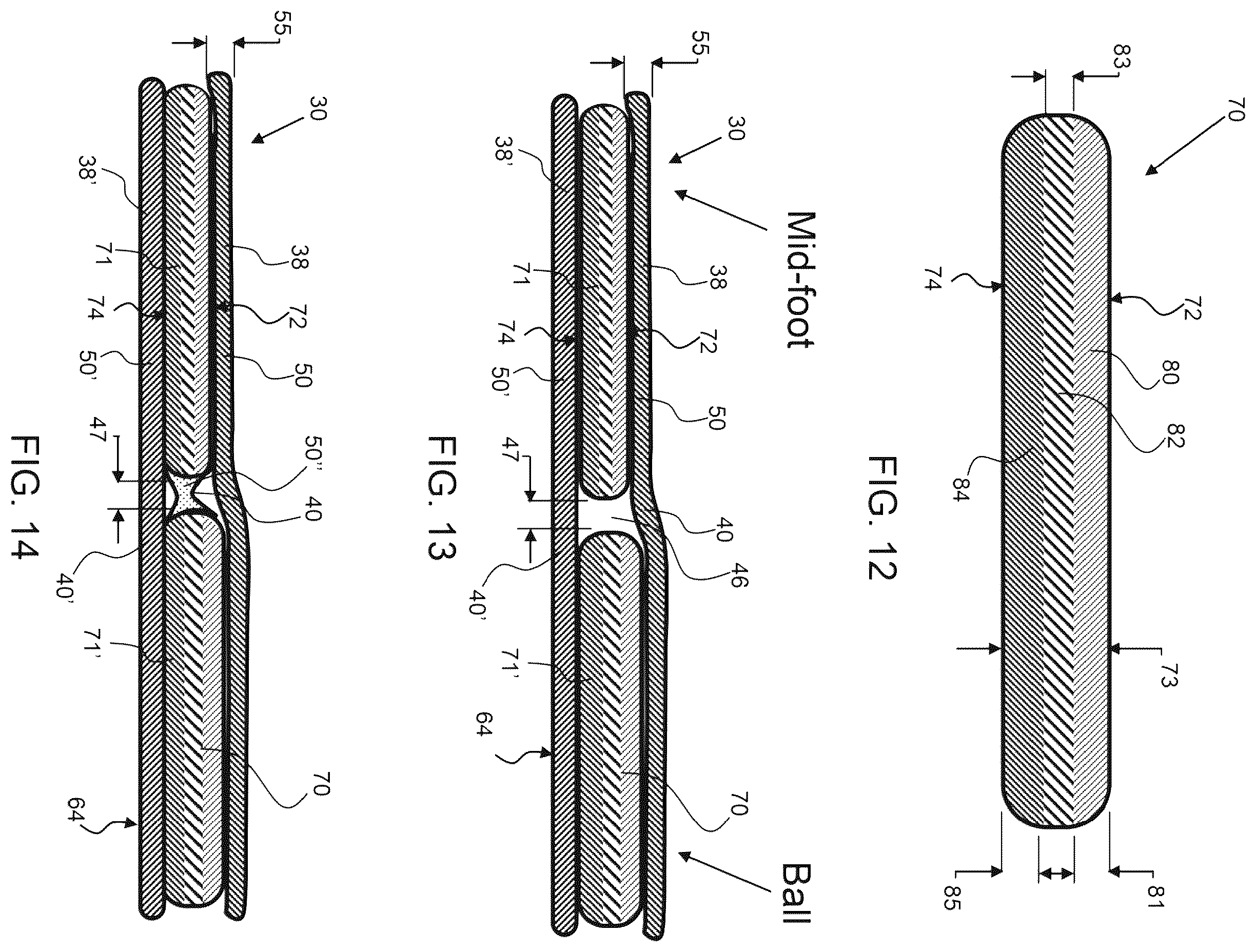 Patent US12167775 Figure 9 – Flexible forefoot protection for insoles and shoes
