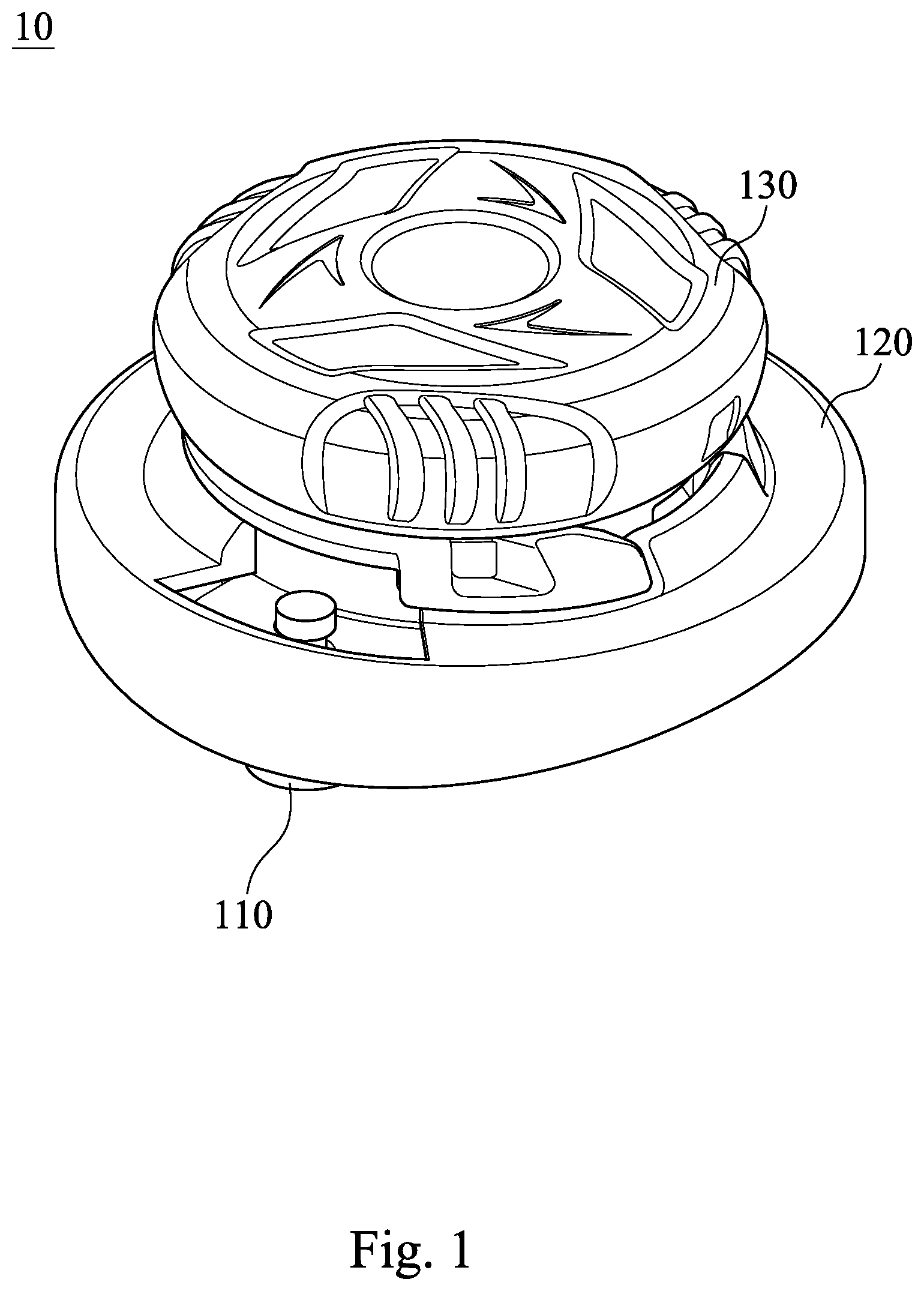 Patent US12167778 — Fastening device — Figure 1