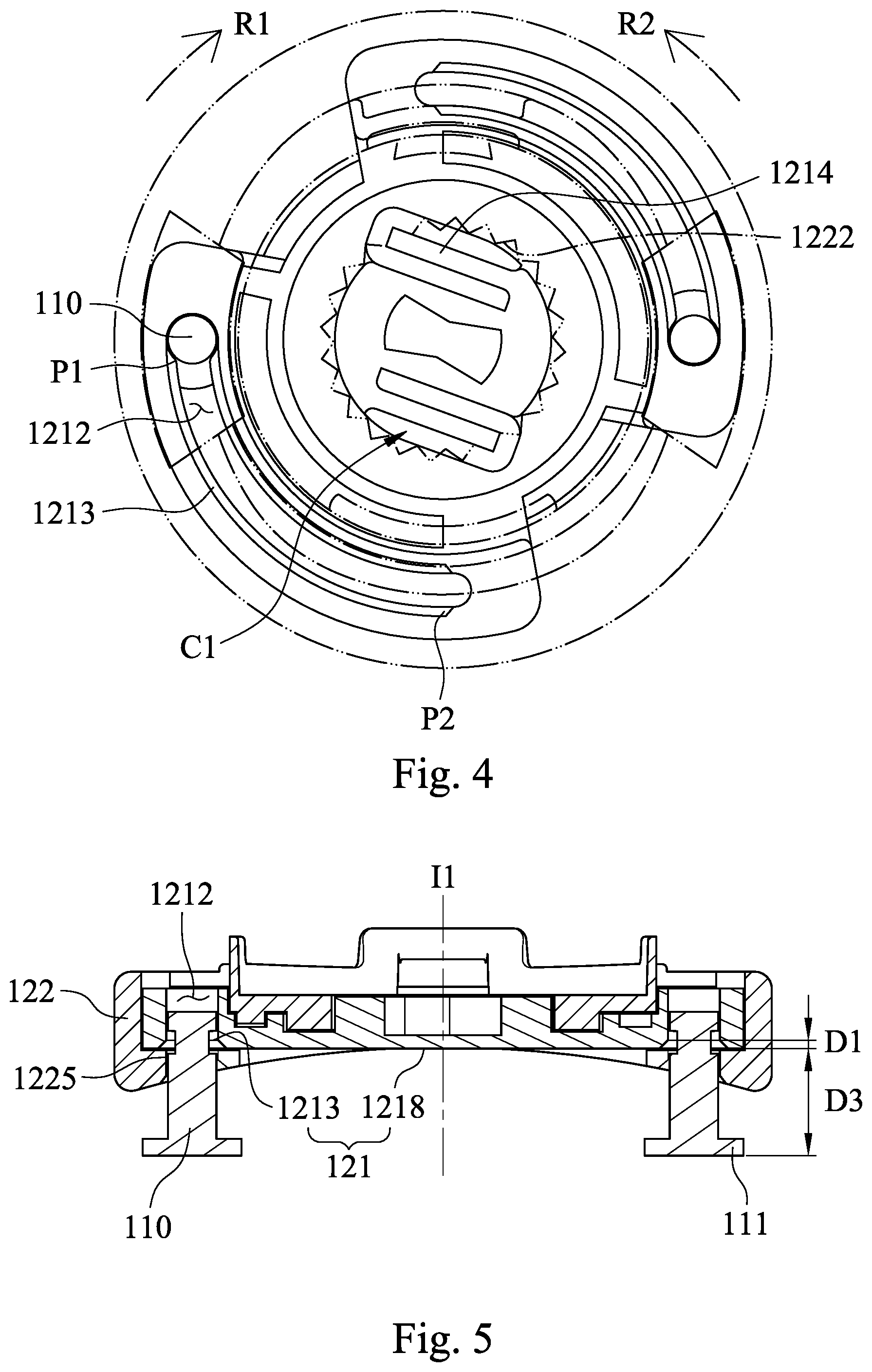 Patent US12167778 Figure 4 – Fastening device