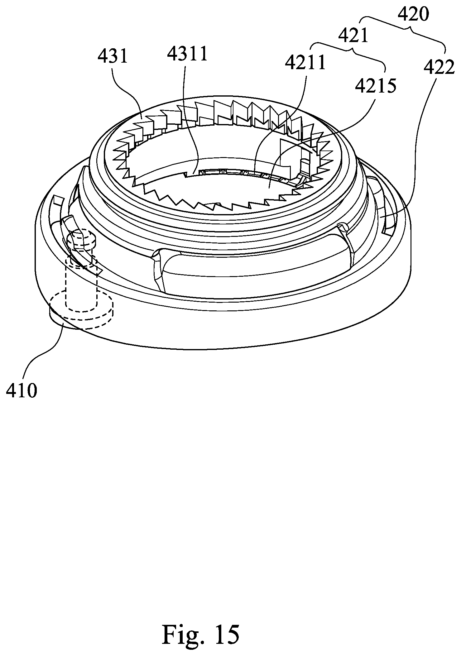 Patent US12167778 Figure 12 – Fastening device