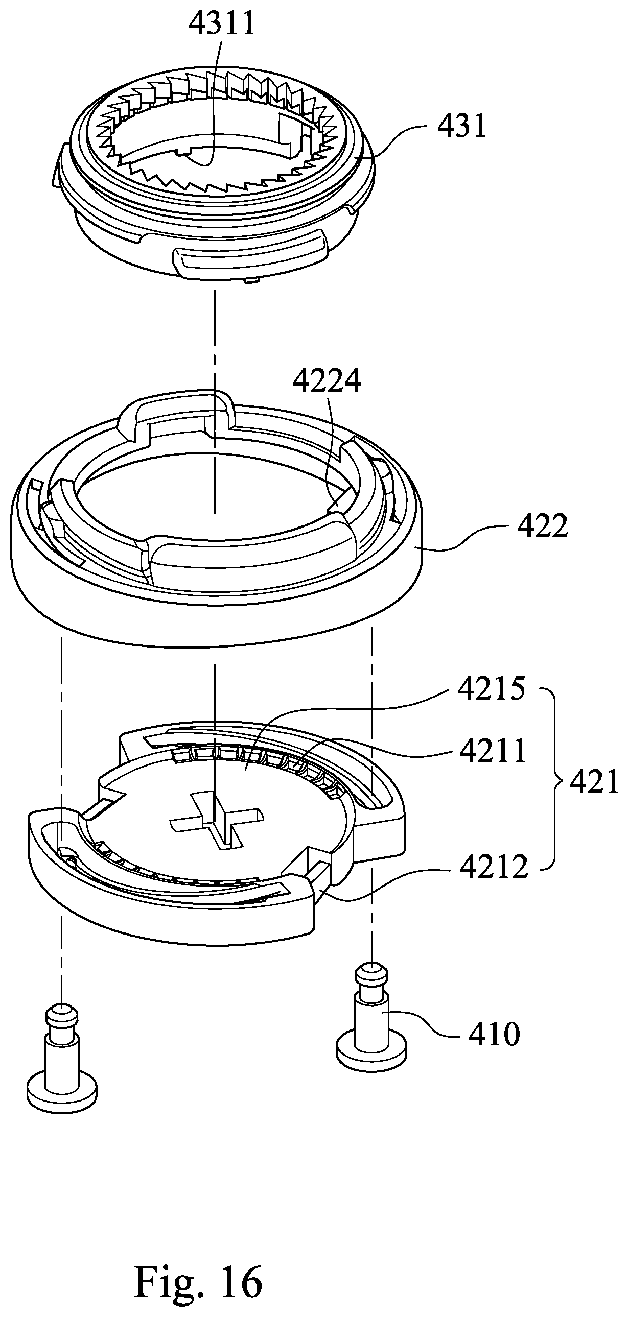 Patent US12167778 Figure 13 – Fastening device