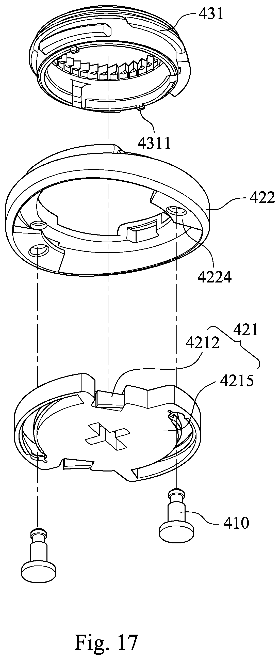Patent US12167778 Figure 14 – Fastening device