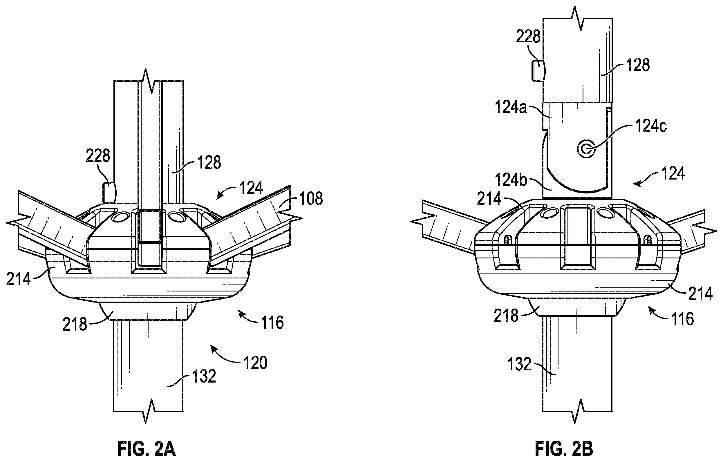 Patent US12167782 Figure 3 – Umbrella with hub reinforced tilt coupling