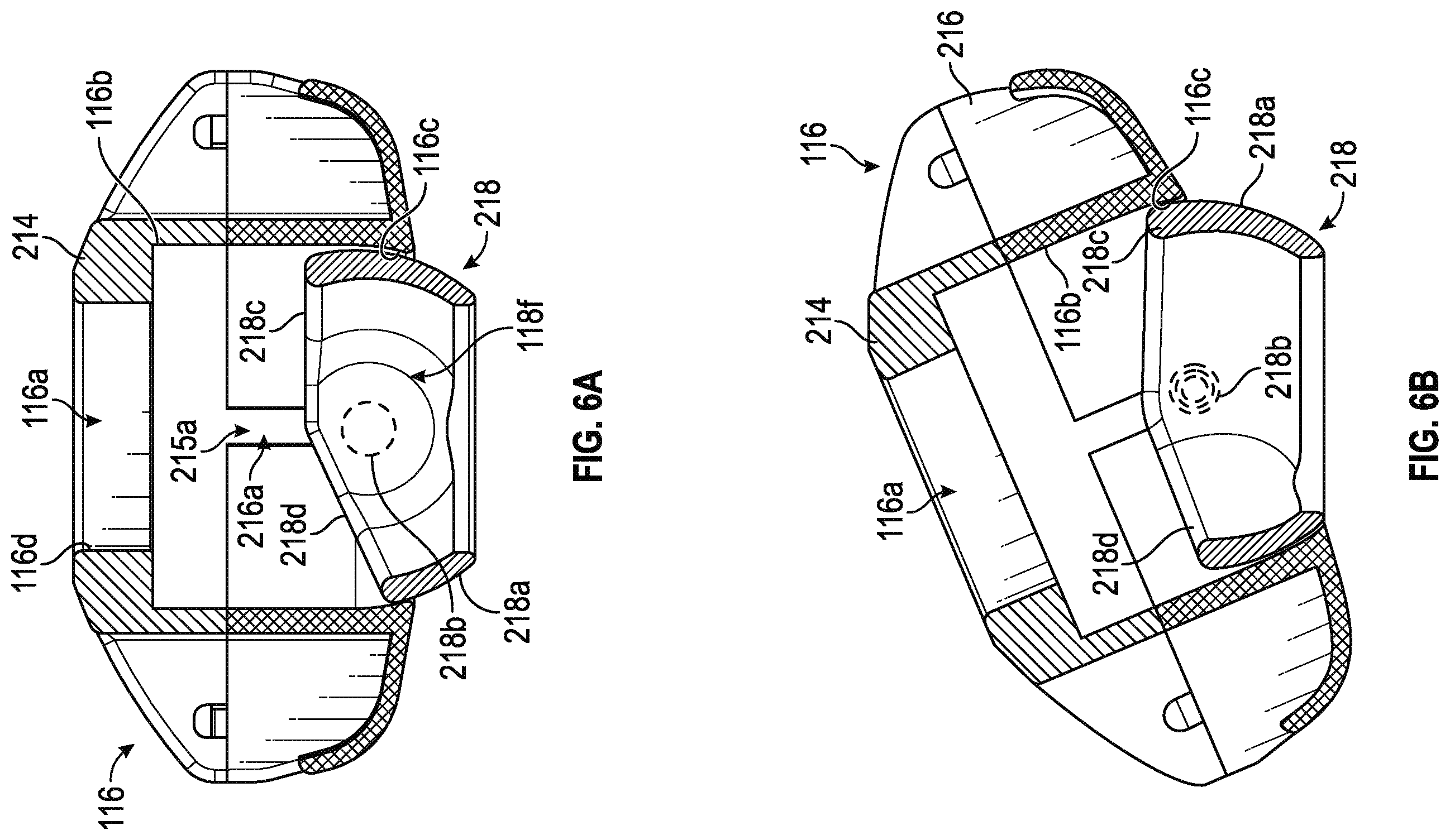 Patent US12167782 Figure 7 – Umbrella with hub reinforced tilt coupling