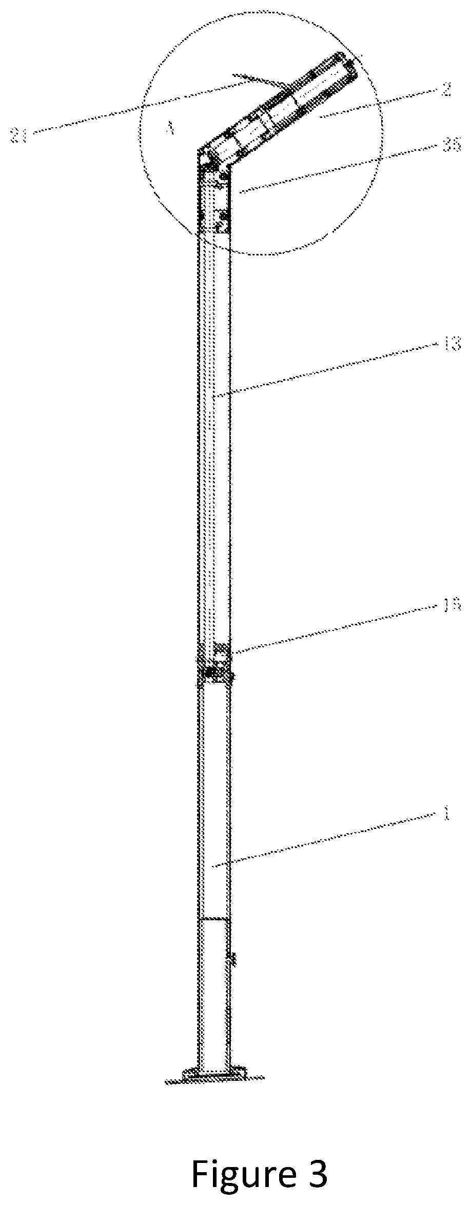 Patent US12167783 Figure 3 – Rotary open-close type sun umbrella