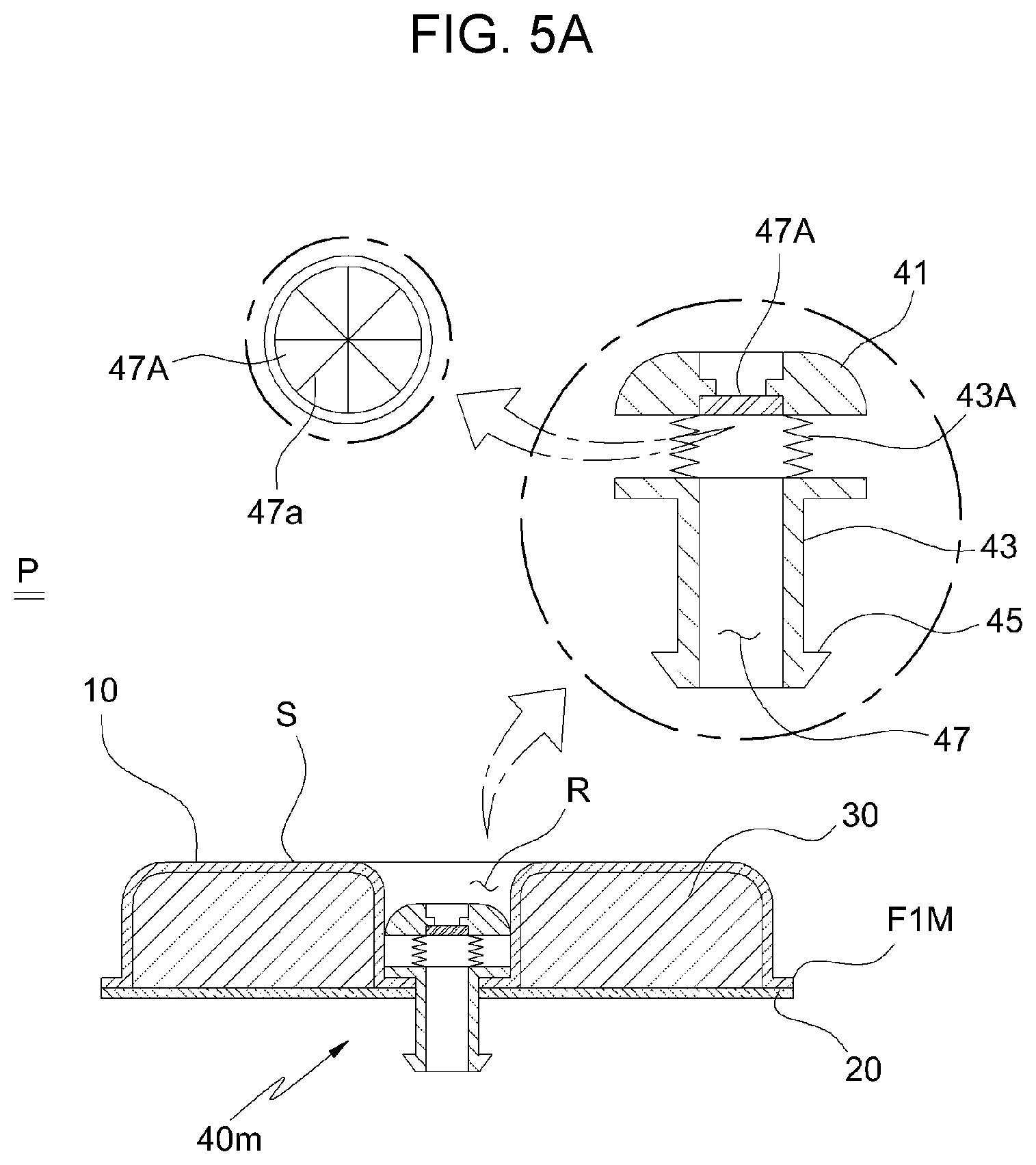 Patent US12167785 Figure 6 – Container puff and container provided with same