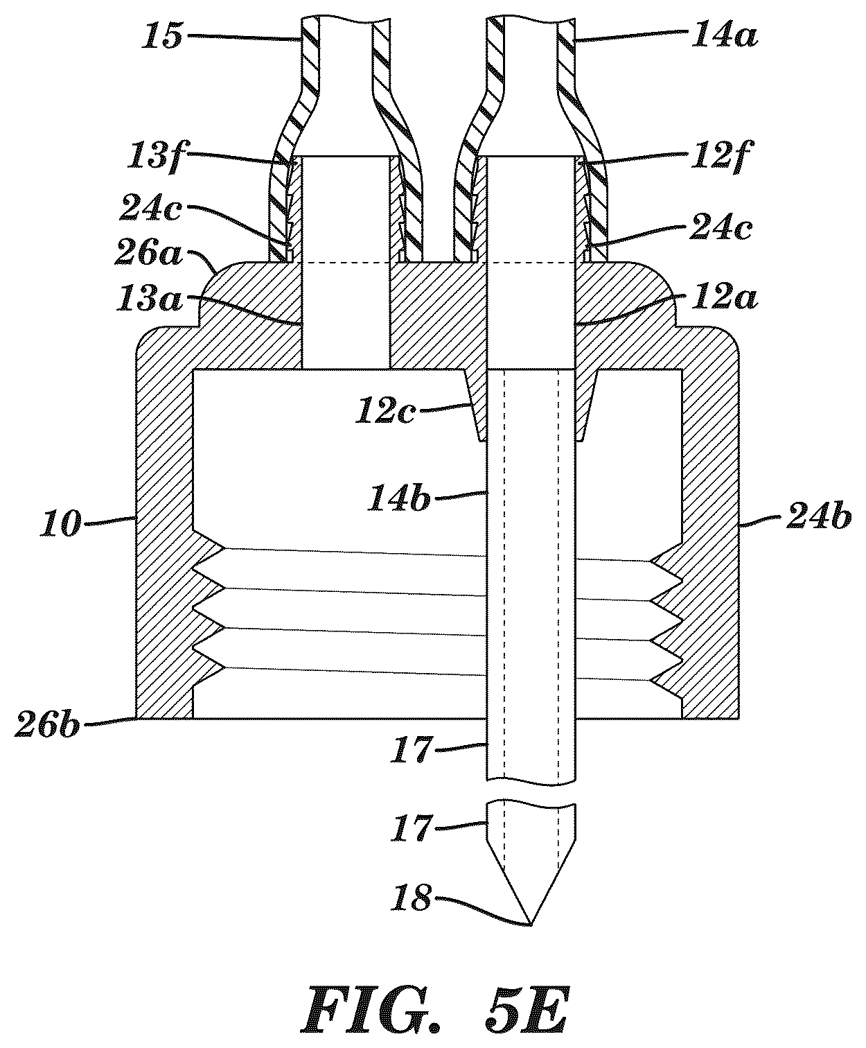 Patent US12167786 Figure 8 – System, apparatus and method for coding cap and tube assemblies for different bottle sizes
