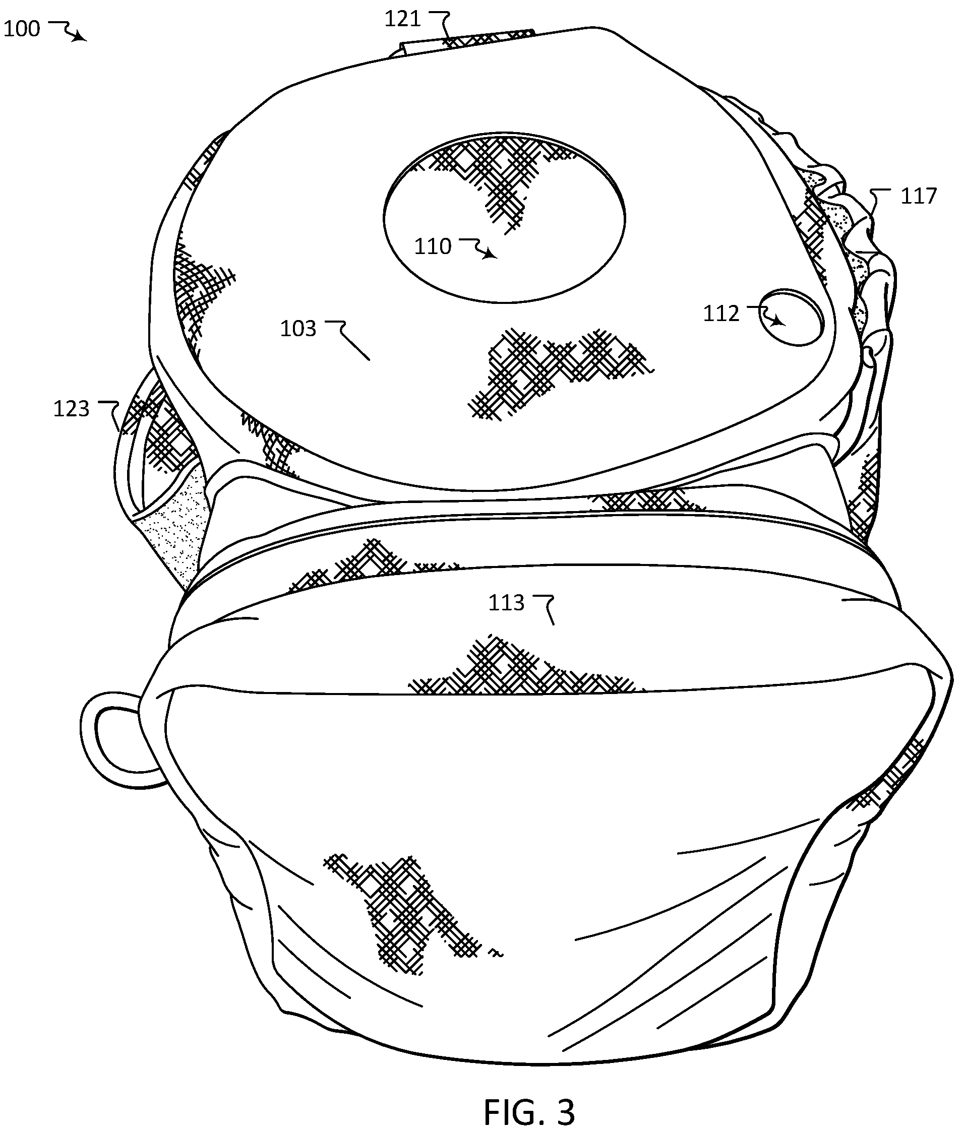 Patent US12167787 Figure 3 – Caddy accessory for a pesticide spray canister