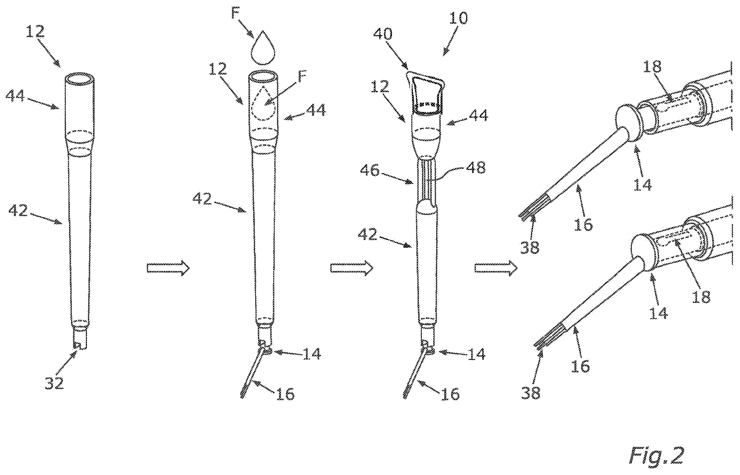 Patent US12167788 Figure 2 – Dispenser and method of assembling a dispenser