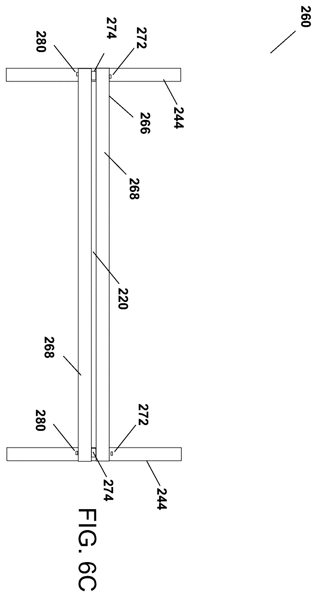 Patent US12167790 Figure 7 – Universal mount platform system with bent linear dual-rail mount platform module