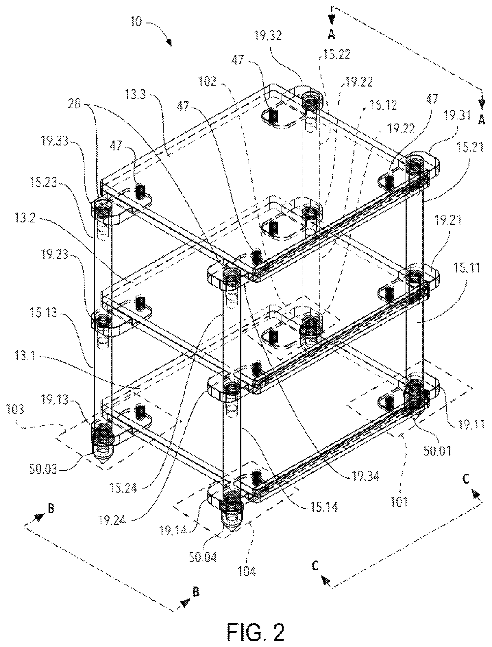 Patent US12167791 Figure 2 – Equipment stand optimized to minimize noise floor