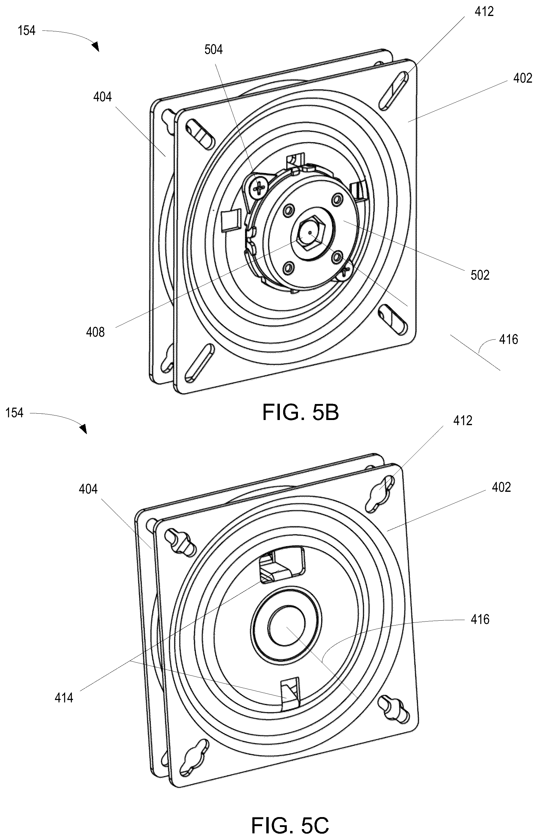 Patent US12167792 Figure 5 – Revolving shelf multi-shelf cabinet storage system