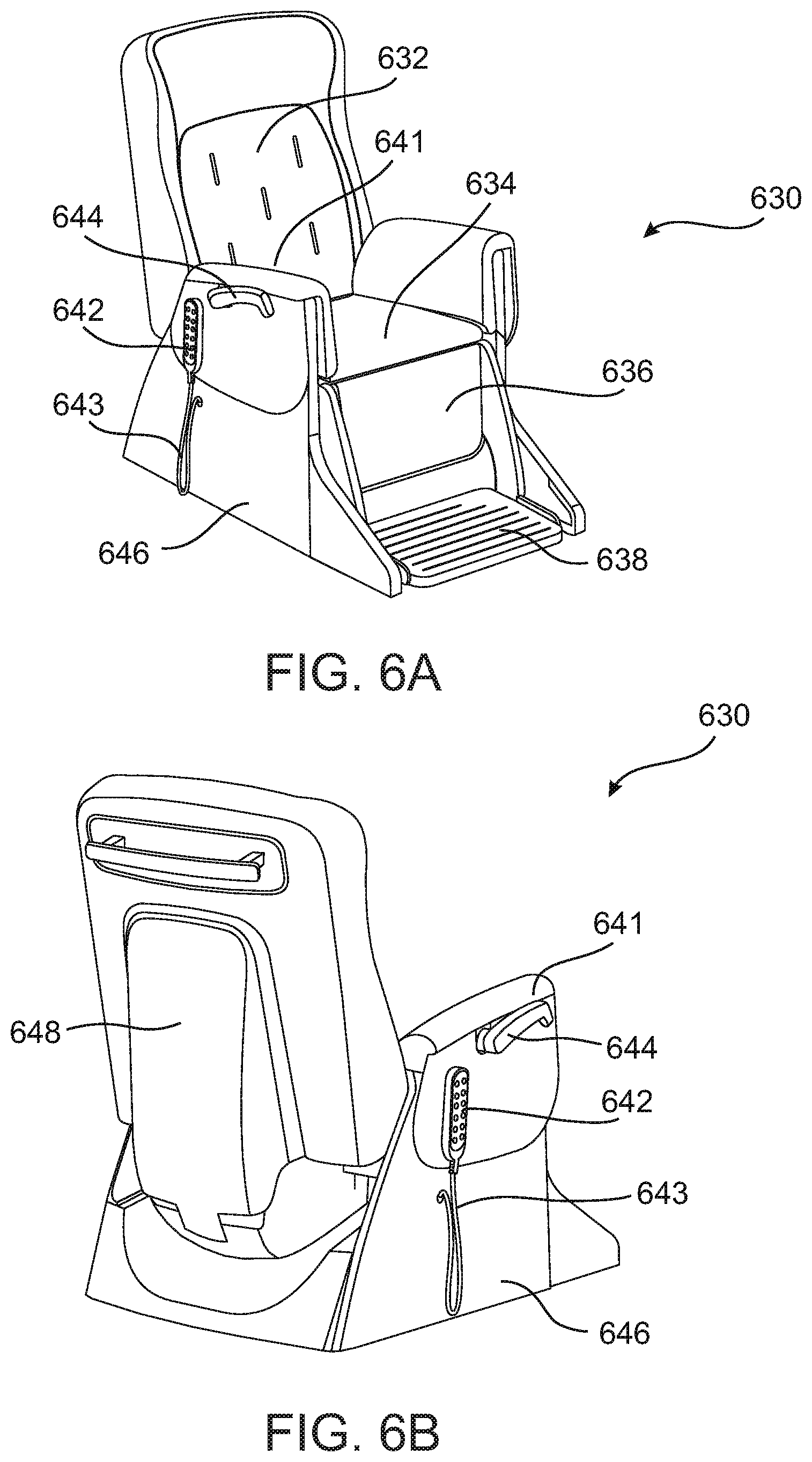 Patent US12167793 Figure 4 – Tilting/lifting chair