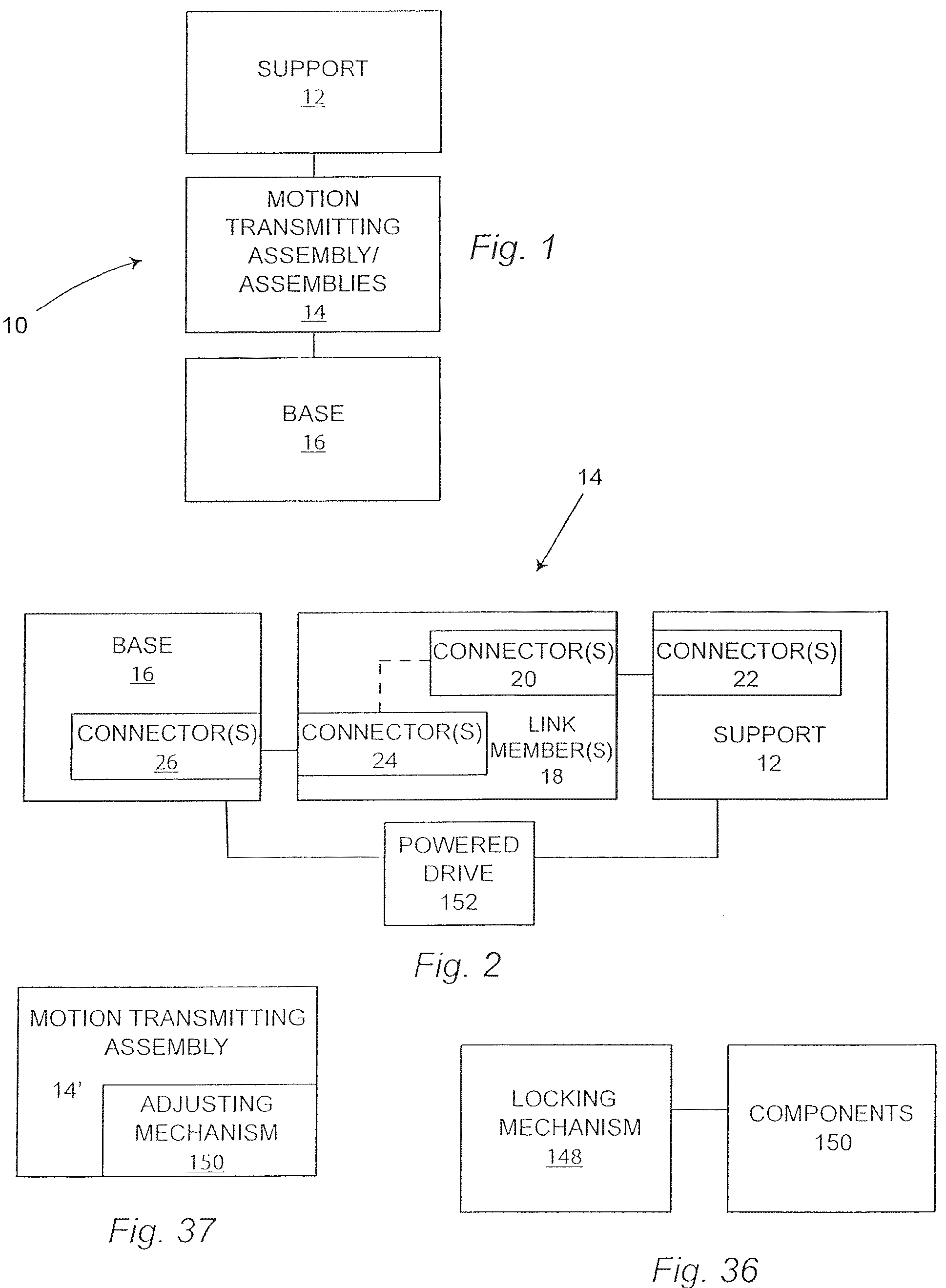 Patent US12167796 — Human support structure — Figure 1