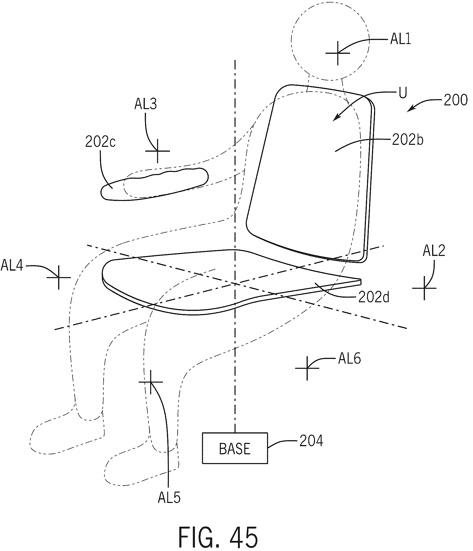 Patent US12167796 Figure 11 – Human support structure