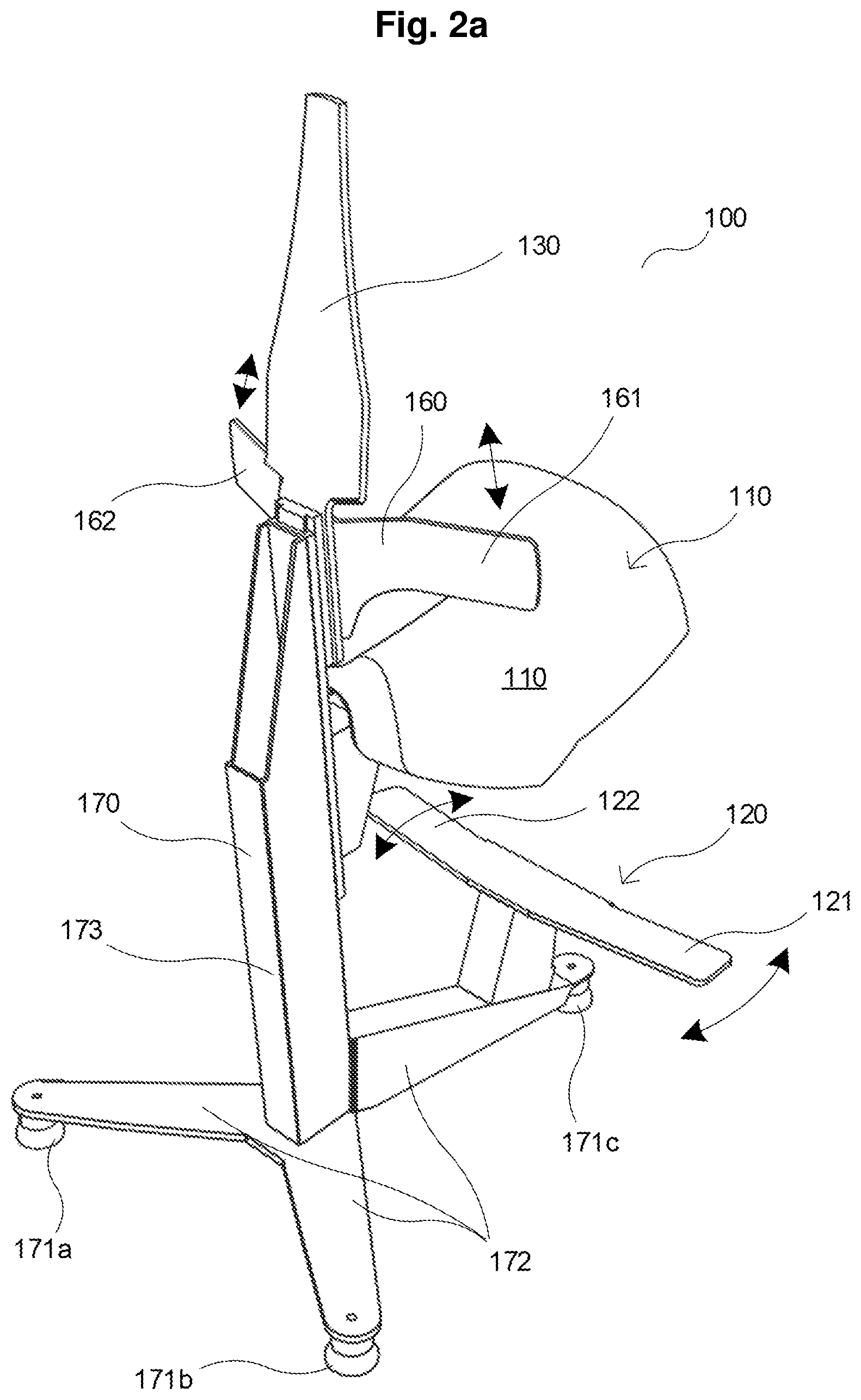 Patent US12167798 Figure 3 – Ergonomic chair